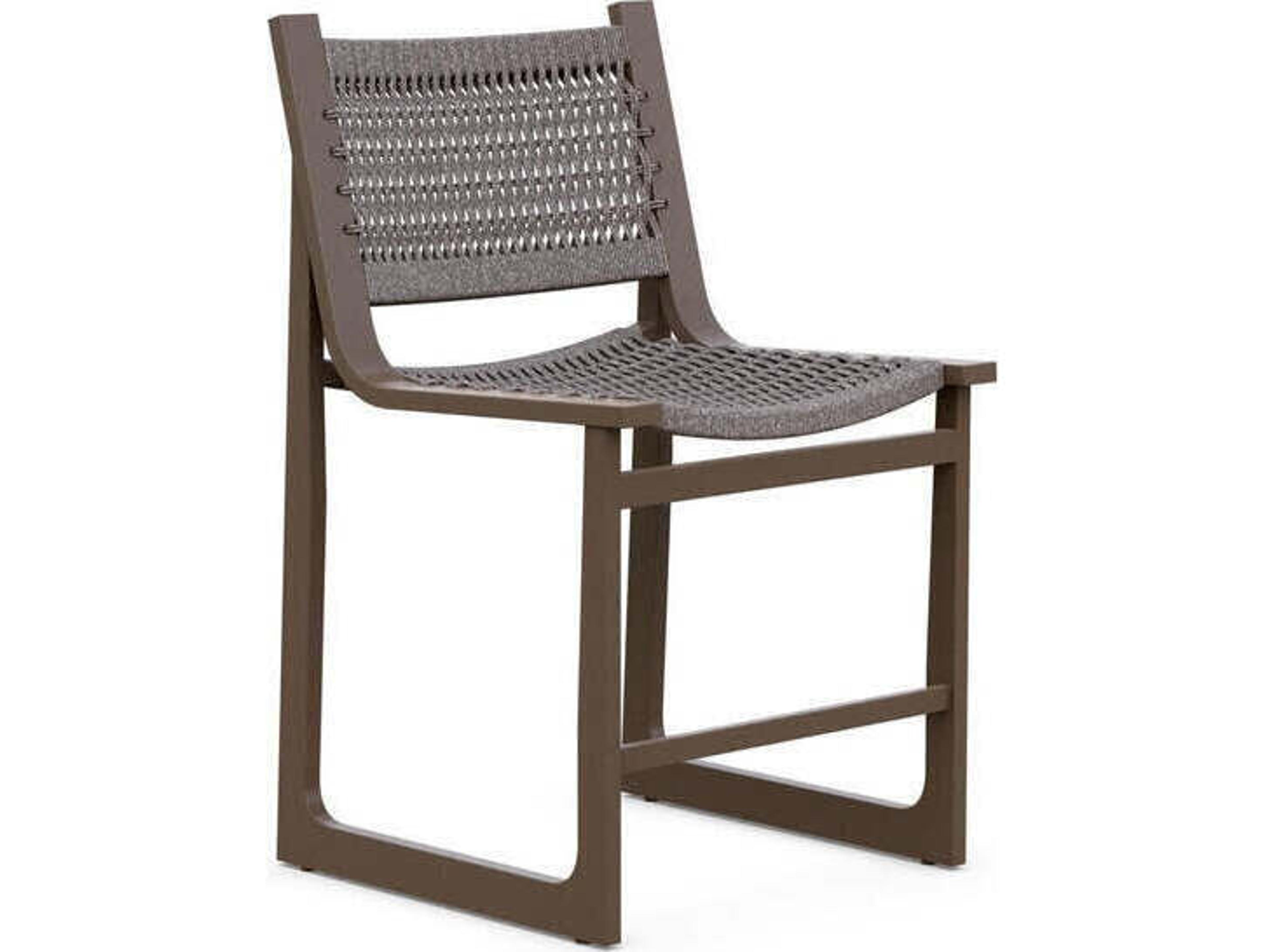 Azzurro Living Cozumel Aluminum Rope Counter Stool