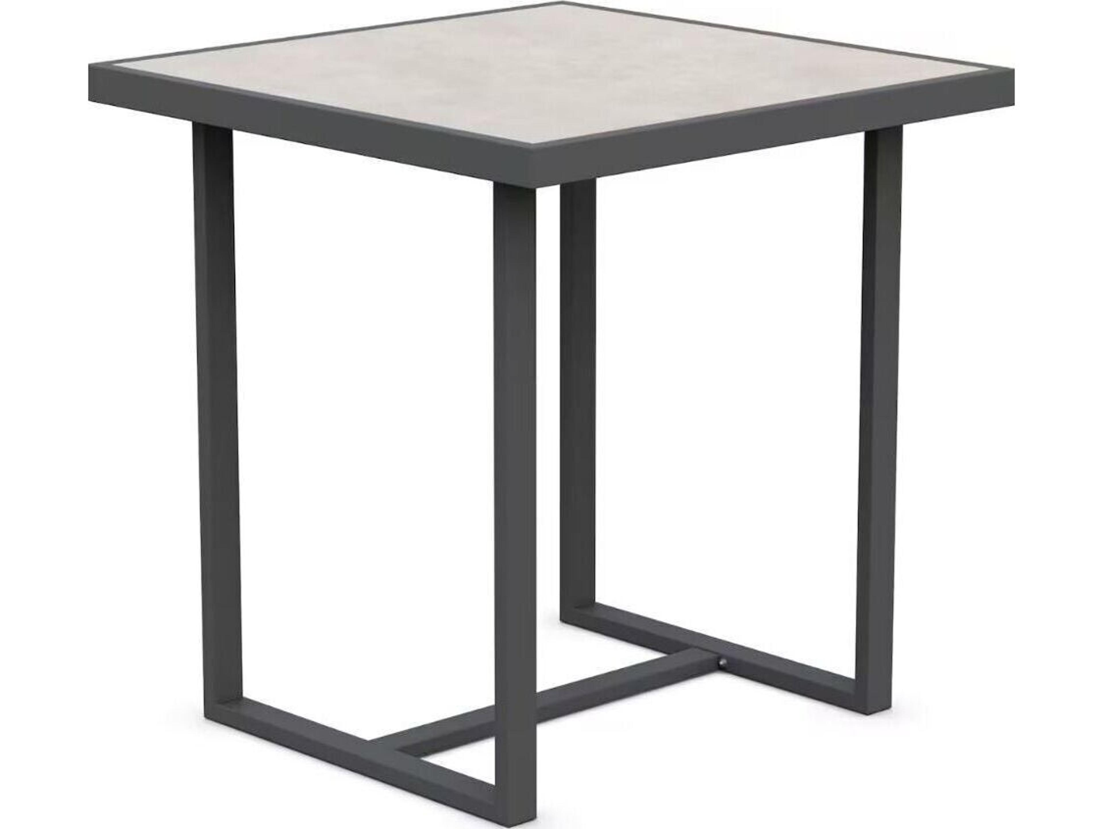 Azzurro Living Pavia Counter Table 35" Aluminum Table Base Only