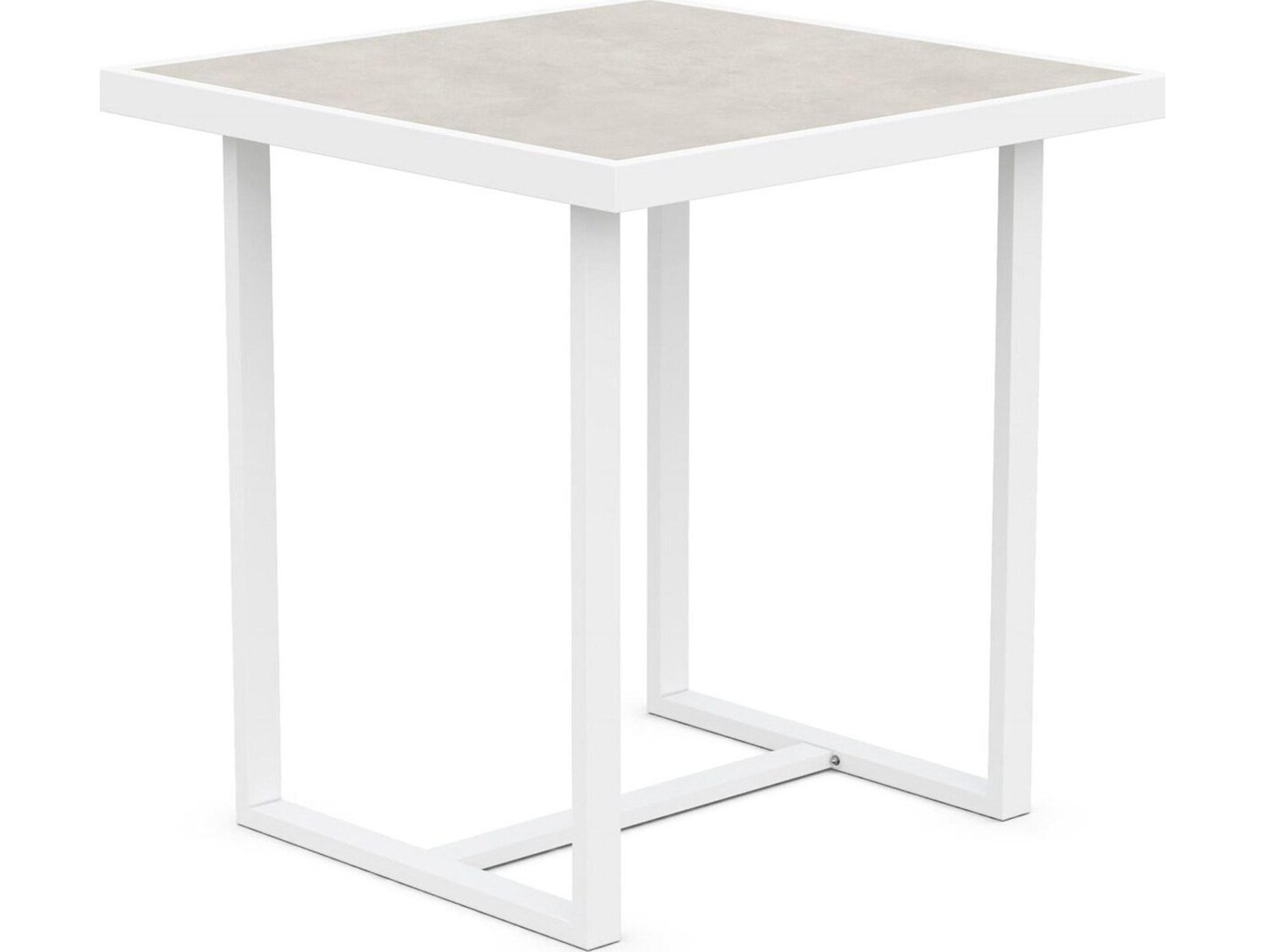 Azzurro Living Pavia Counter Table 35" Aluminum Table Base Only