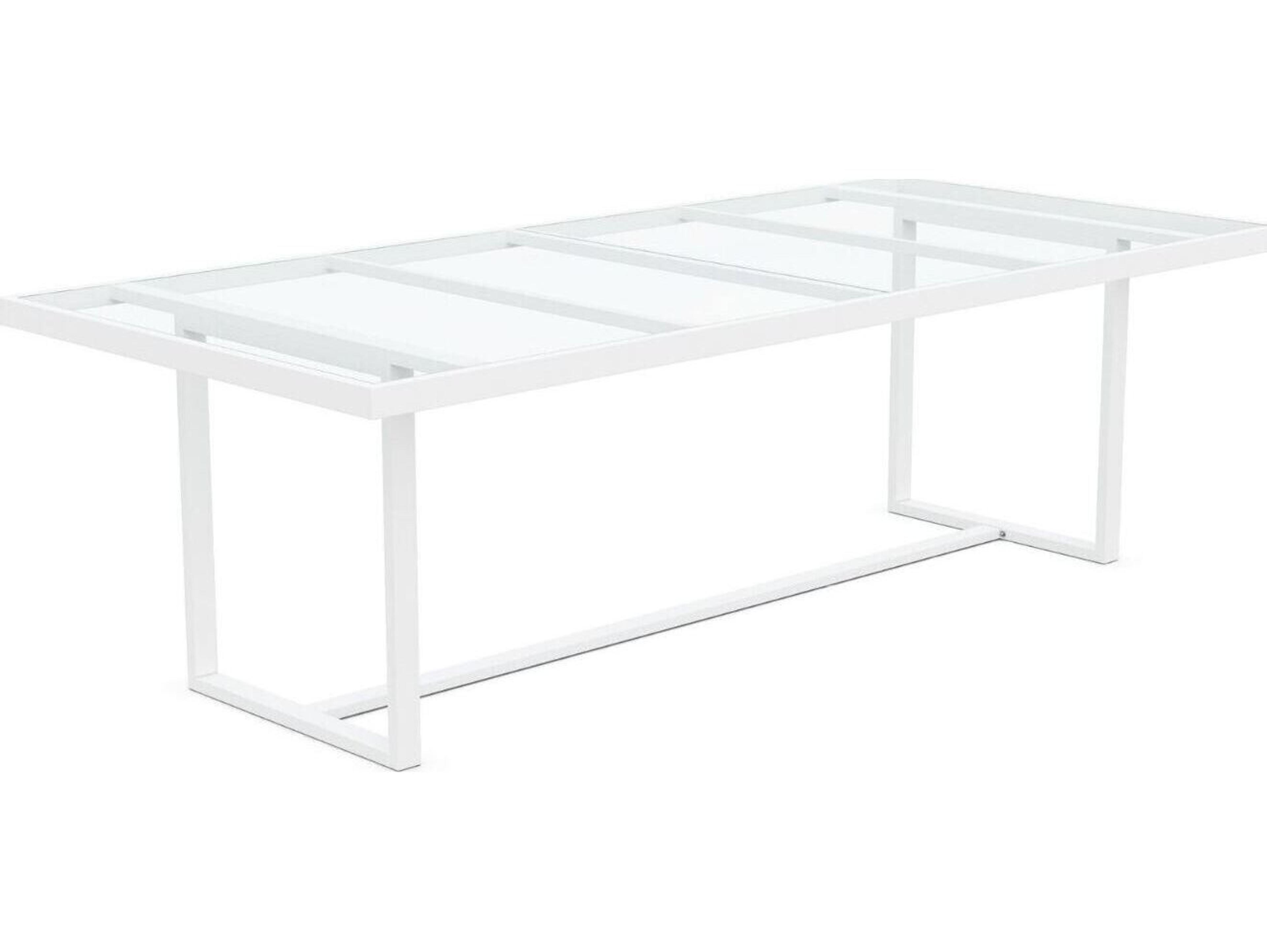 Azzurro Living Pavia Rectangular Dining Table 96" Aluminum Table Base Only