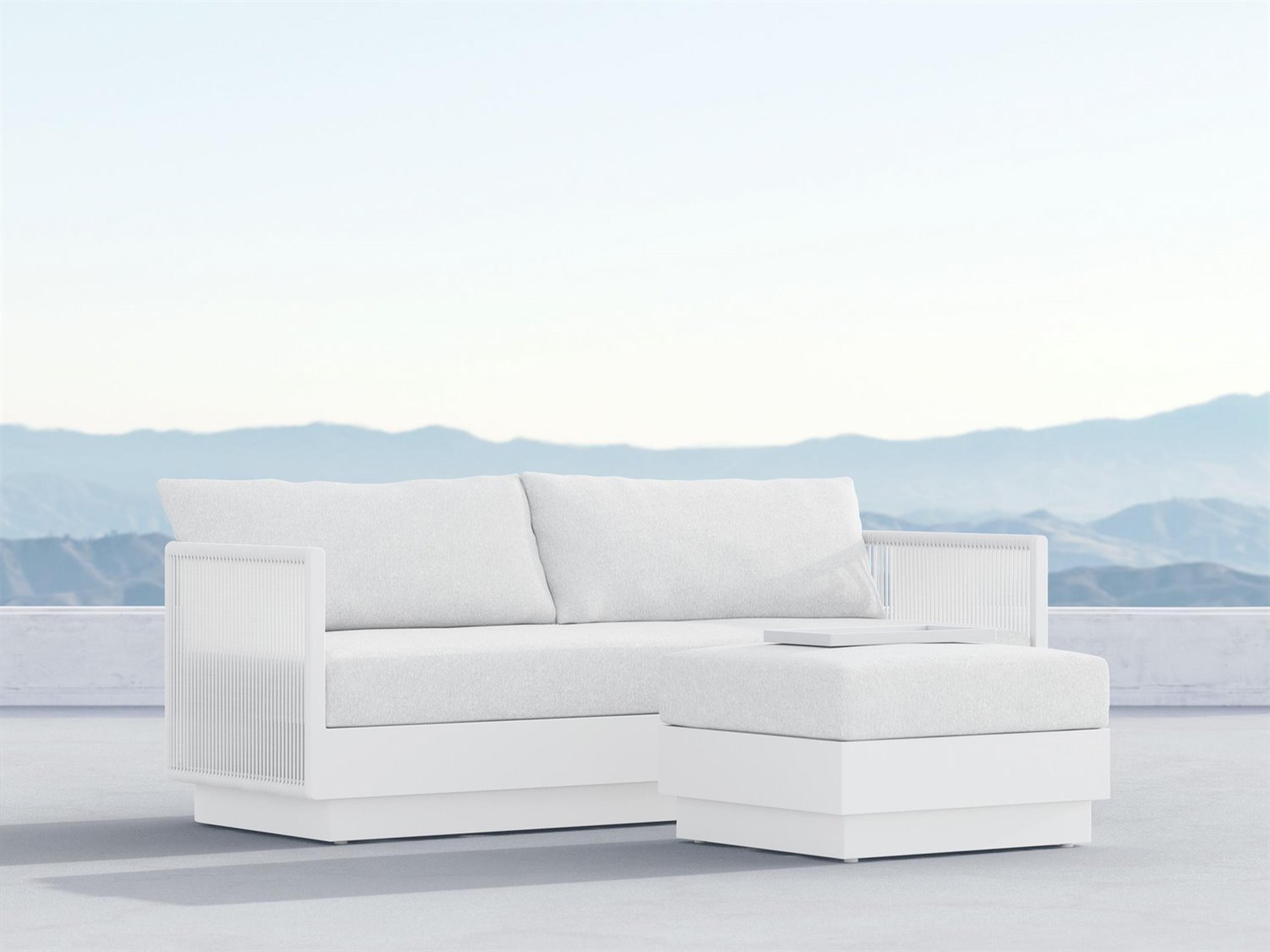 Azzurro Living Porto Pearl Gray All-Weather Rope Outdoor Lounge Set