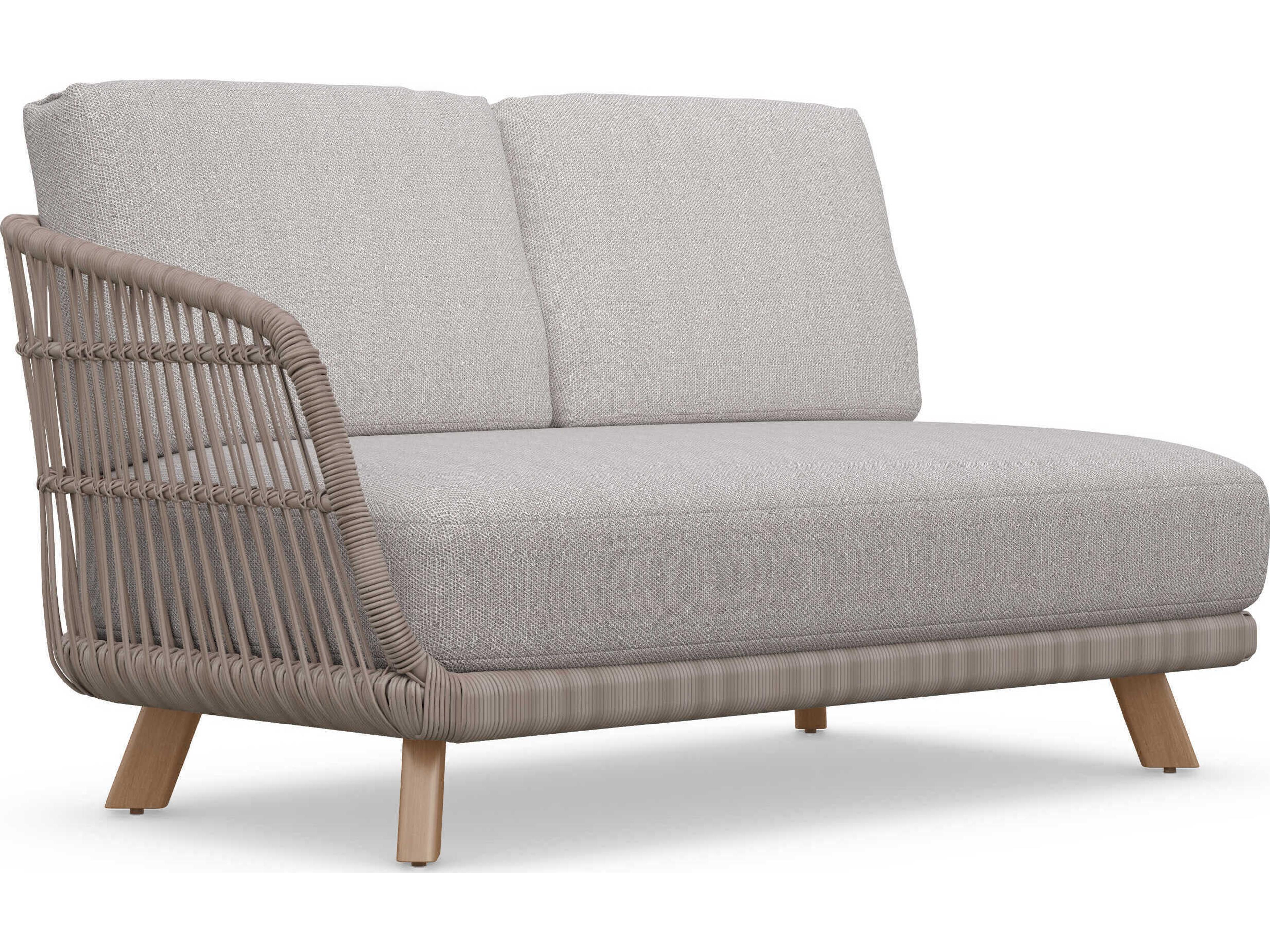 Azzurro Living Sicily Aluminum Cushion Sofa Left Arm Facing