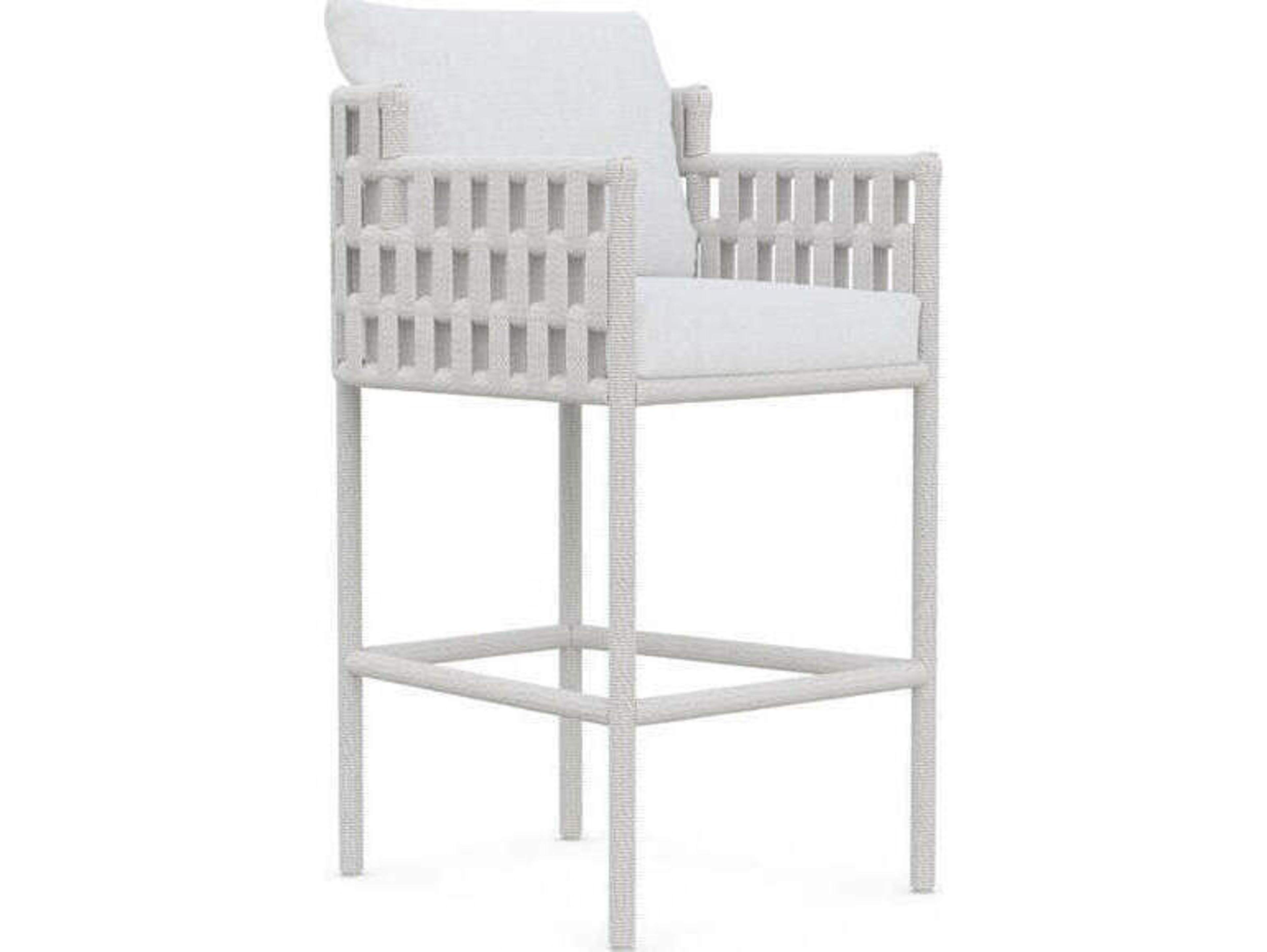 Azzurro Living Santa Cruz Aluminum Cushion Bar Stool