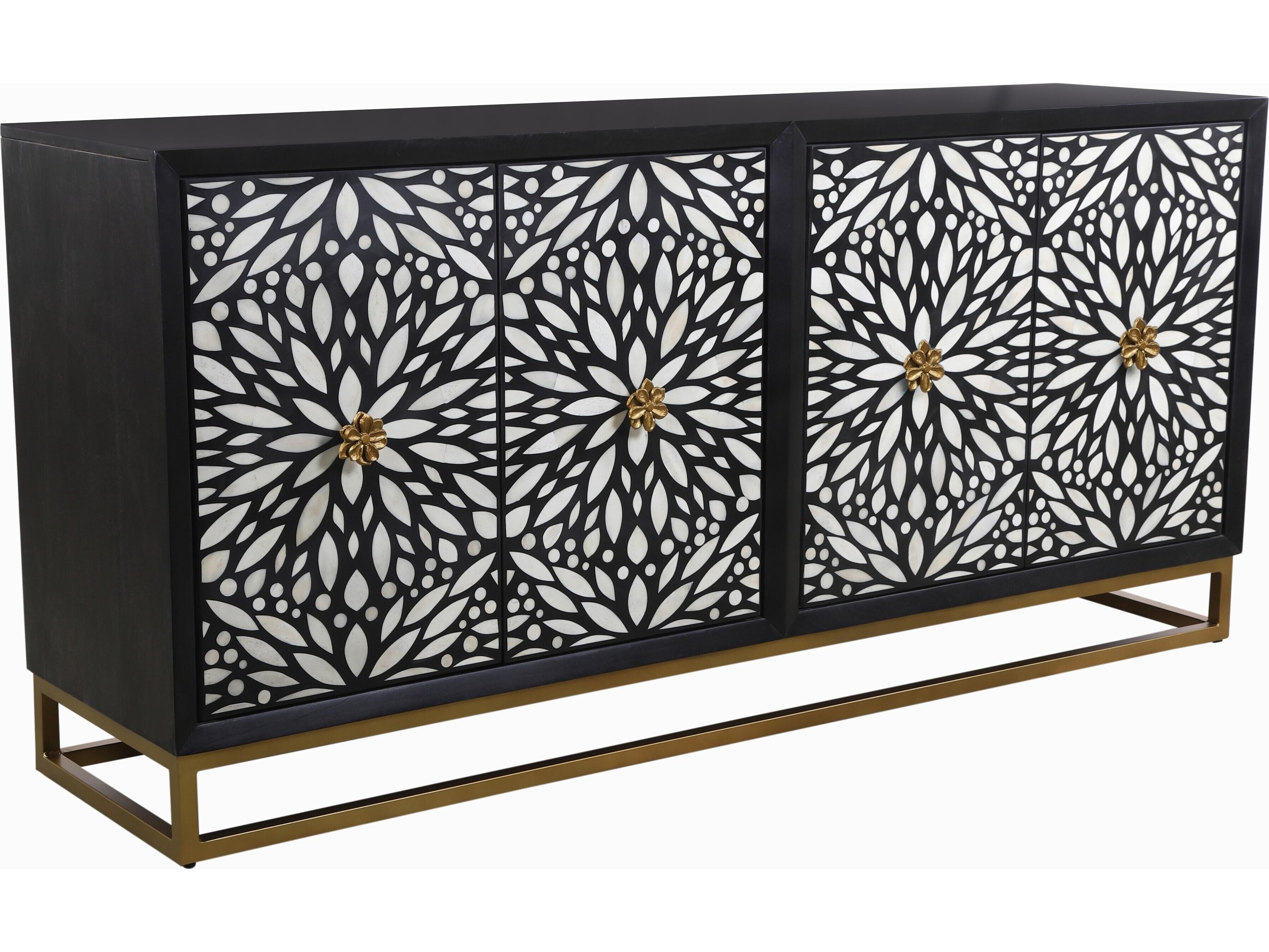 Bassett Mirror Cameron 72" Mango Wood Sideboard