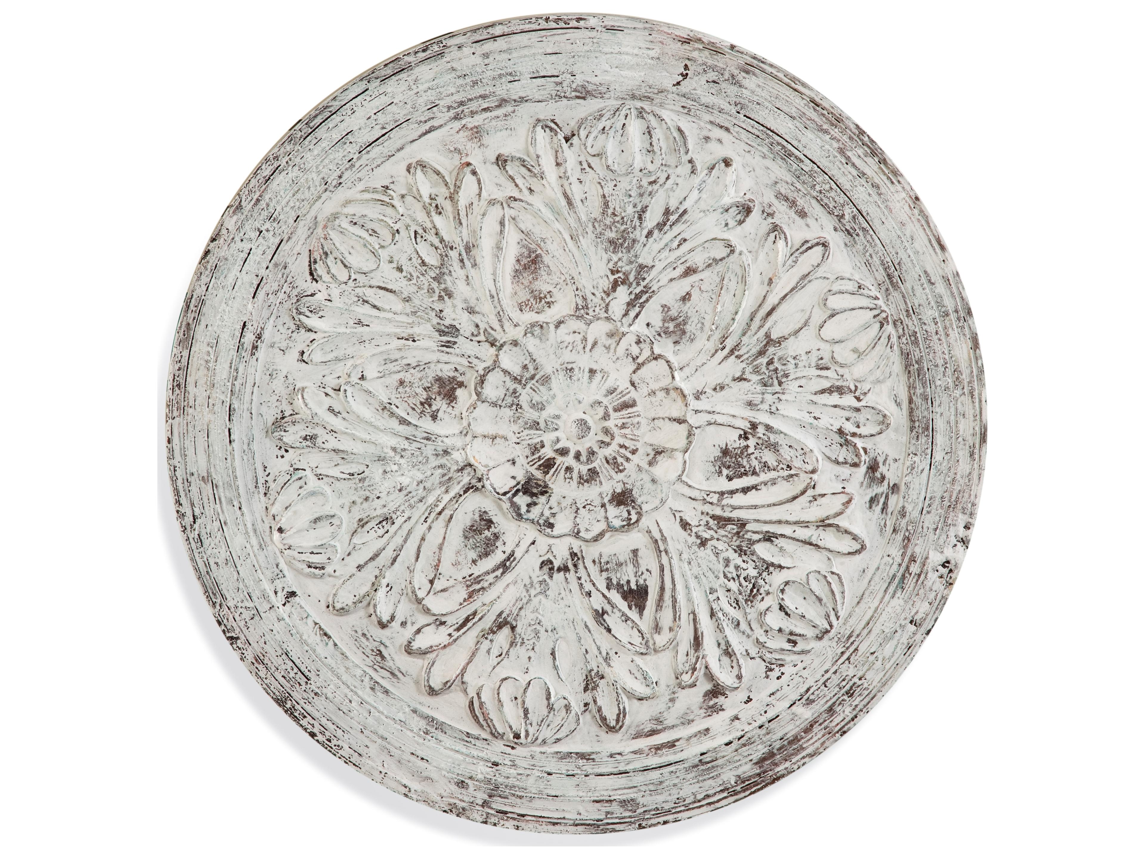 Bassett Mirror Medallion Wooden Wood Wall Art