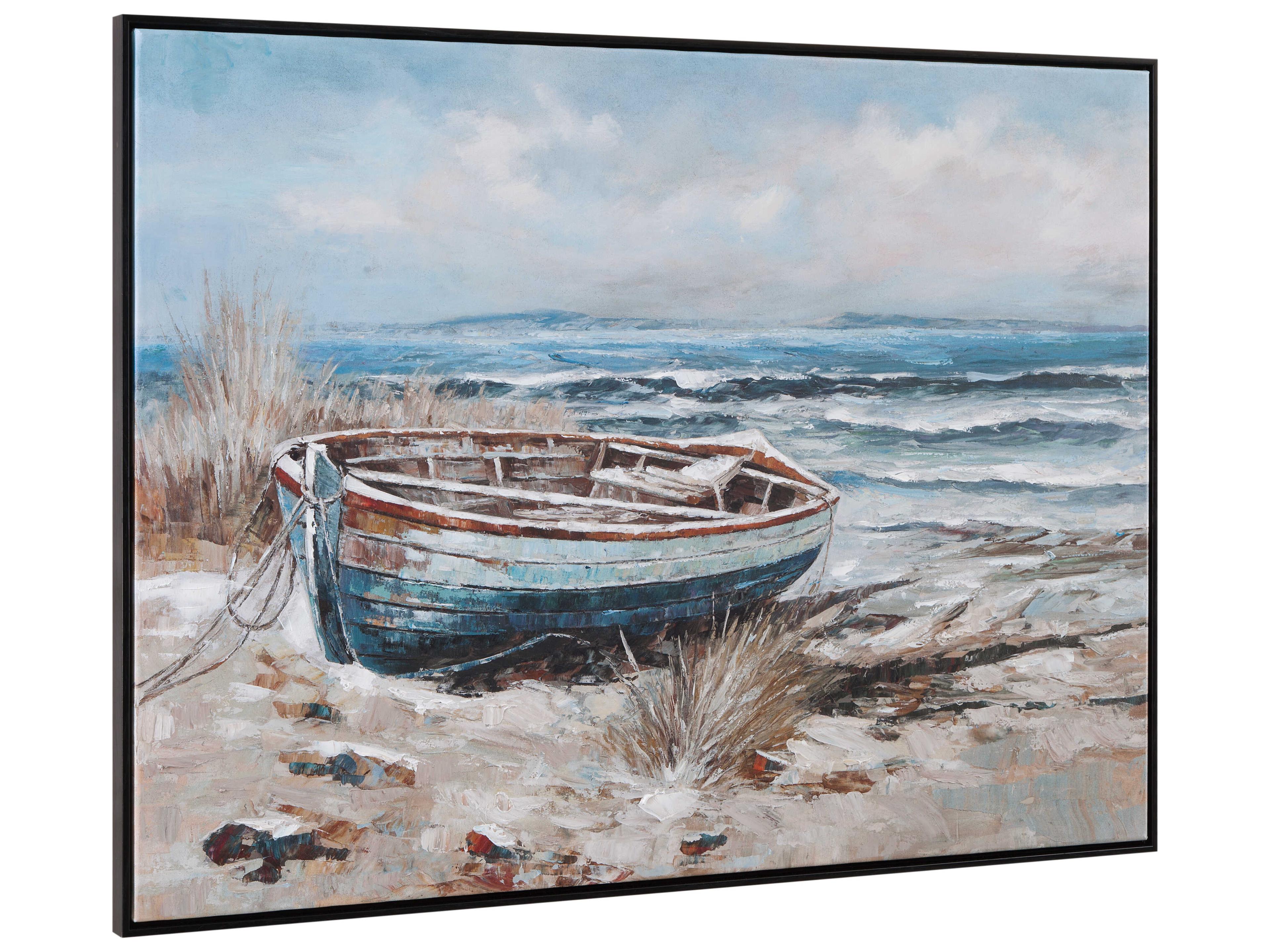 Bassett Mirror Mo Bay Framed Canvas Wall Art