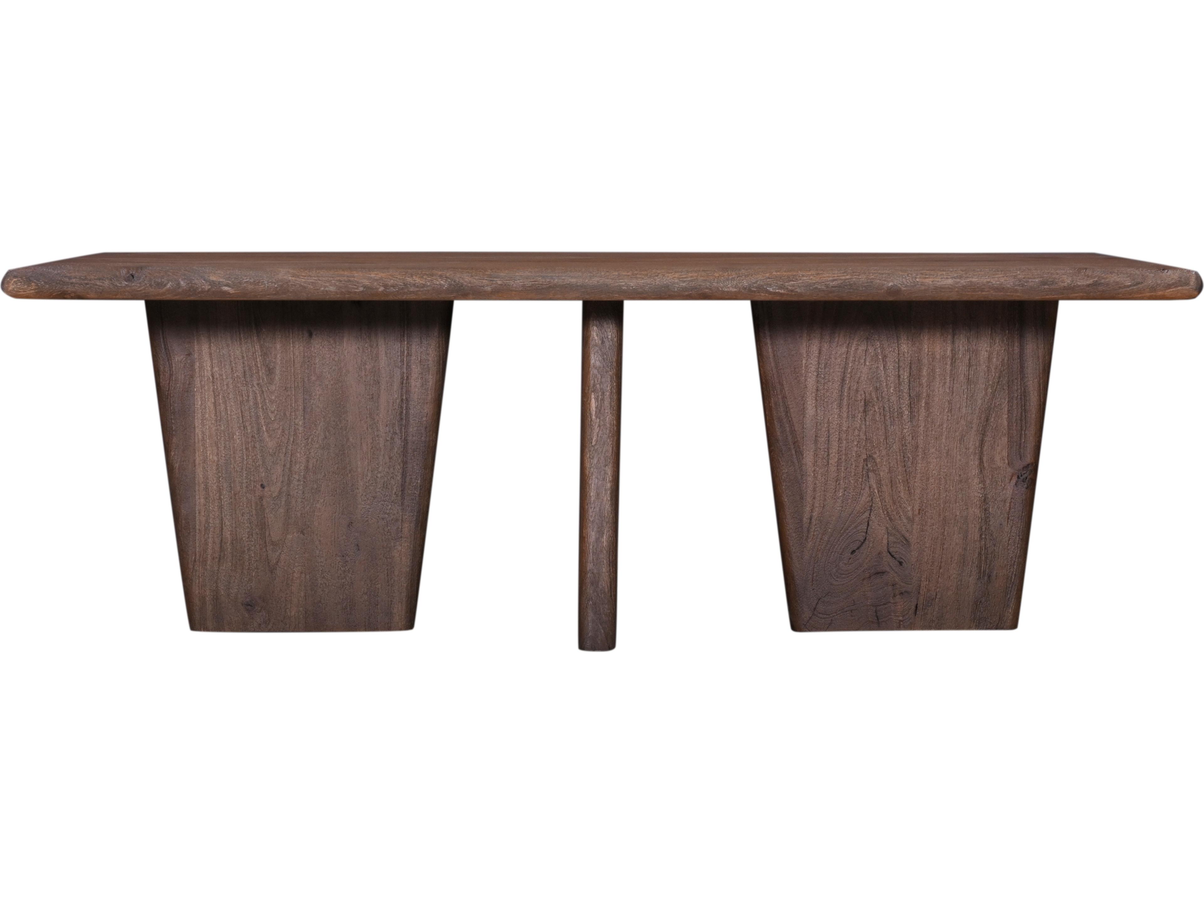 Bassett Mirror Lasso Rectangular Antique Natural Mango Wood With Sandblasting Cocktail Table