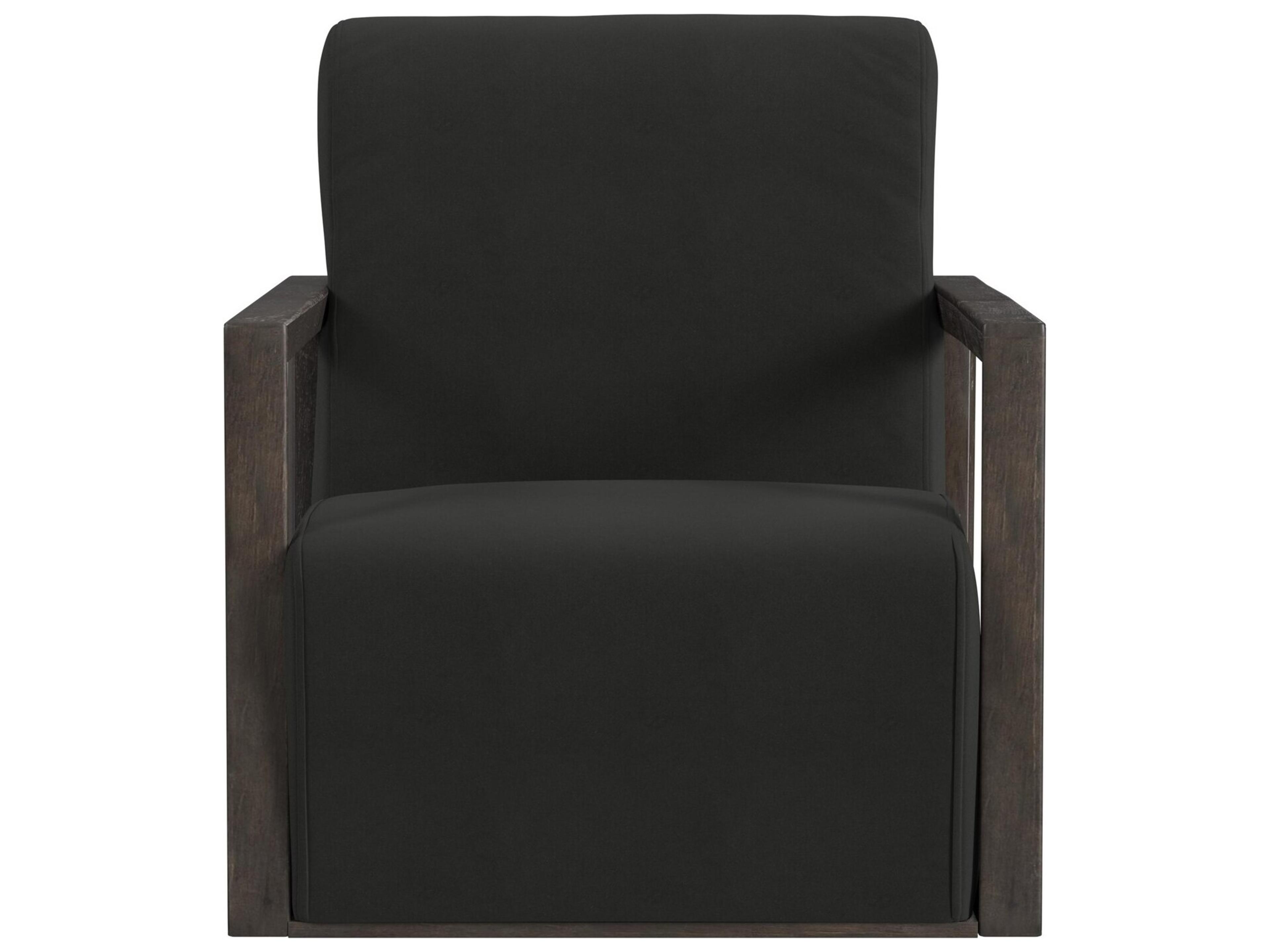 Bassett Mirror Asher Black Fabric Accent Chair
