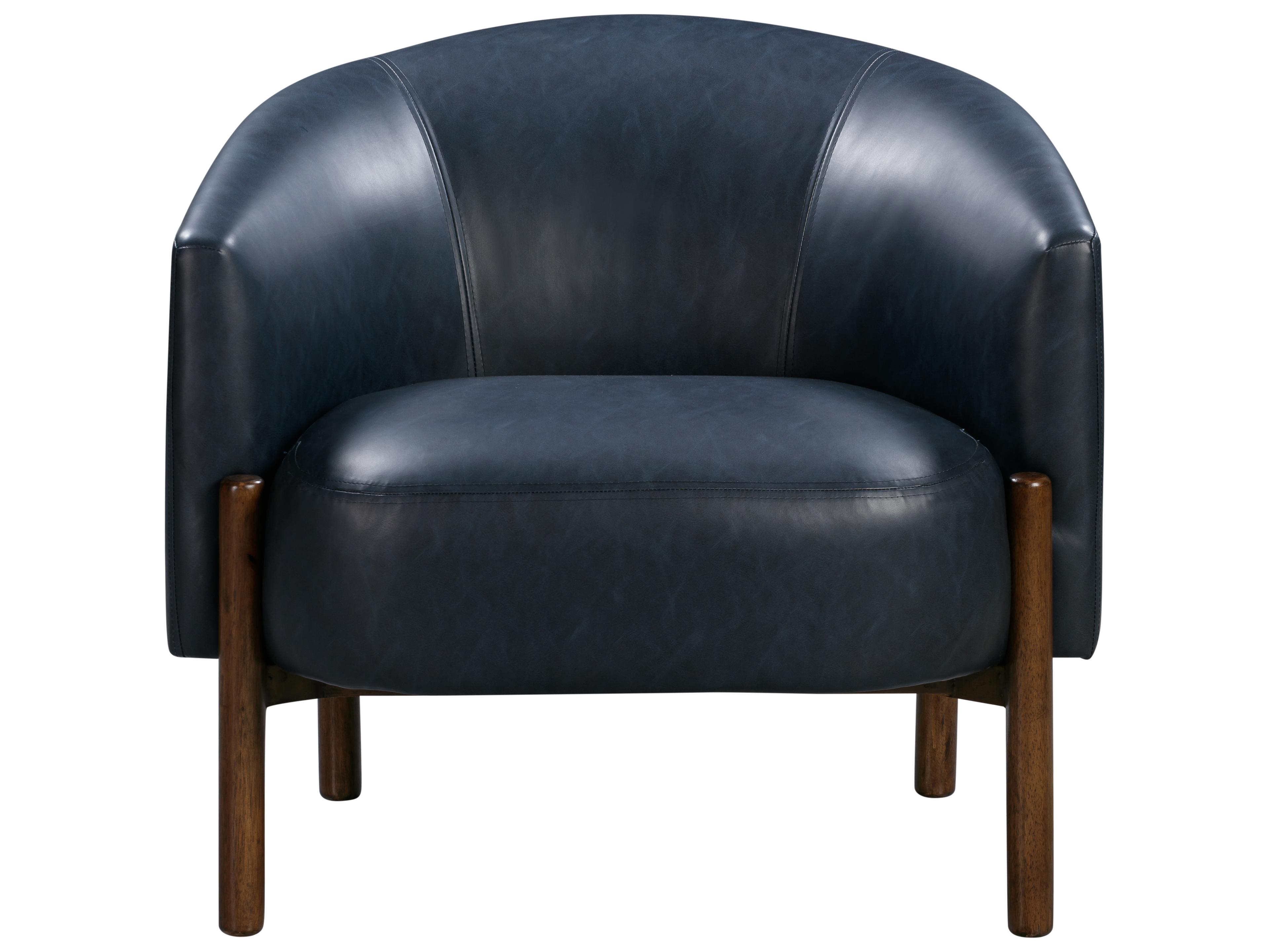 Bassett Mirror Higgins Blue Accent Chair