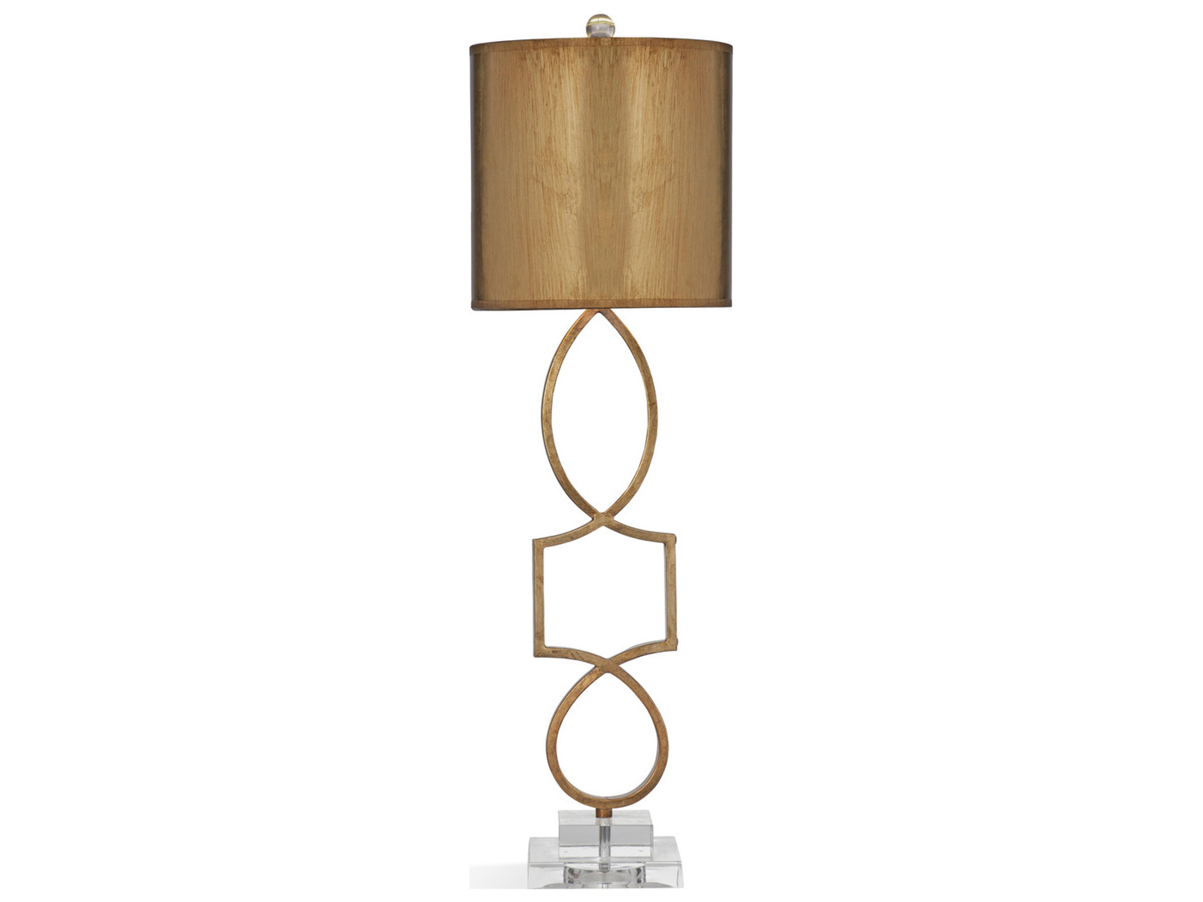 Bassett Mirror Vivian Gold Leaf Table Lamp