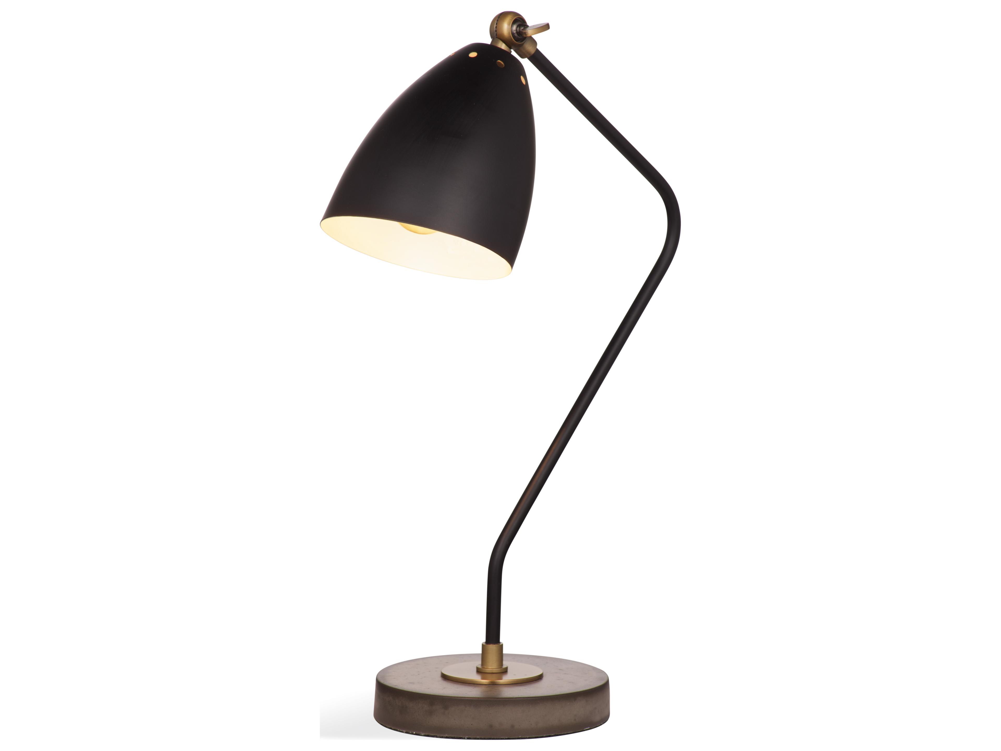 Bassett Mirror Correll Black Desk Lamp