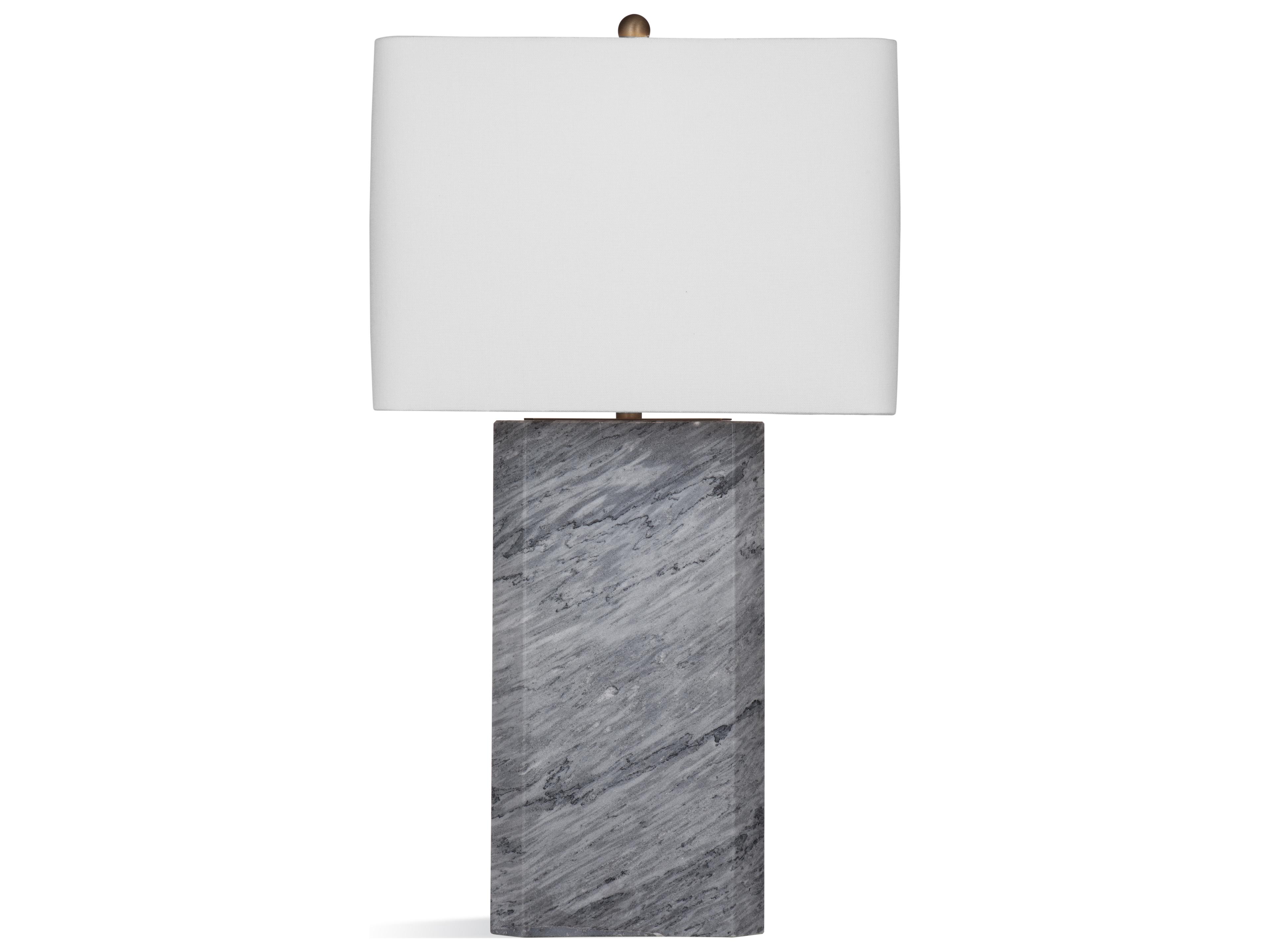 Bassett Mirror Grey Marble Buffet Lamp