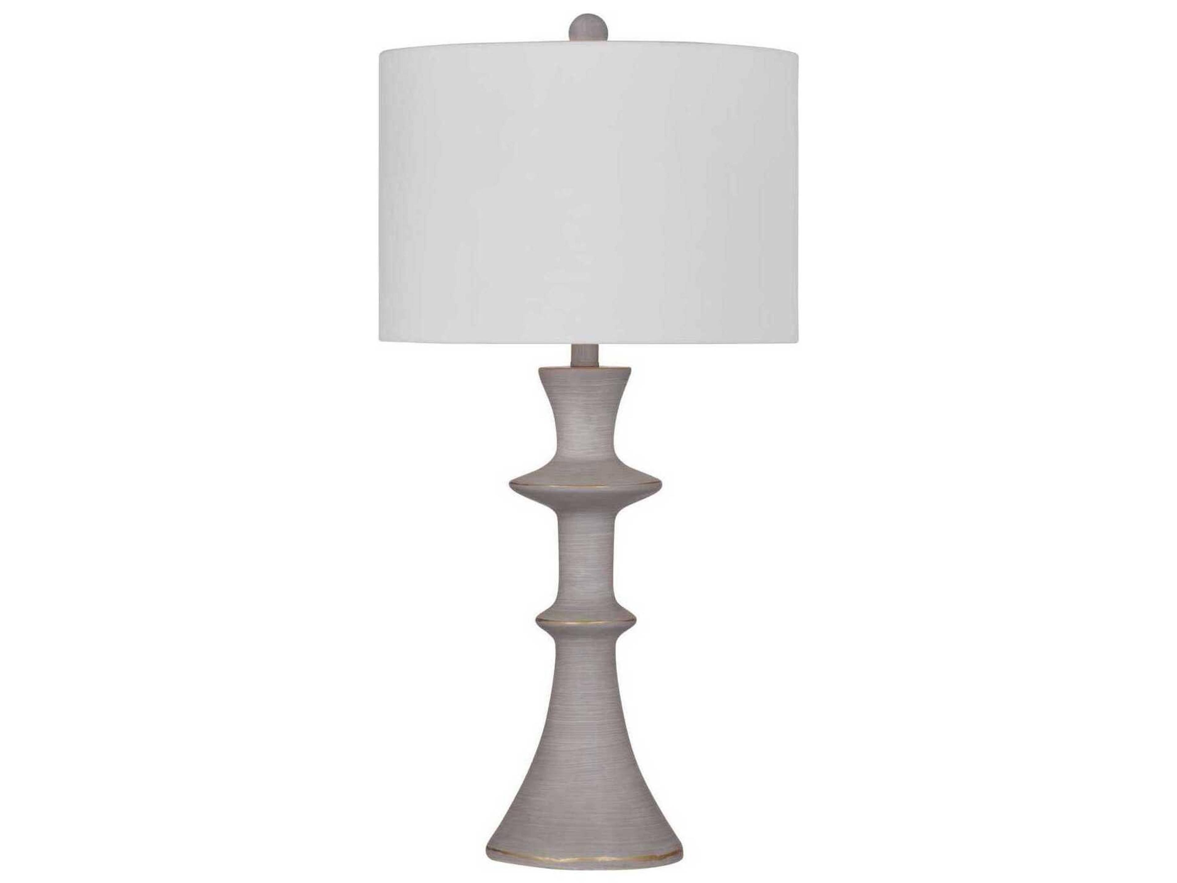 Bassett Mirror Gray Candra Table Lamp