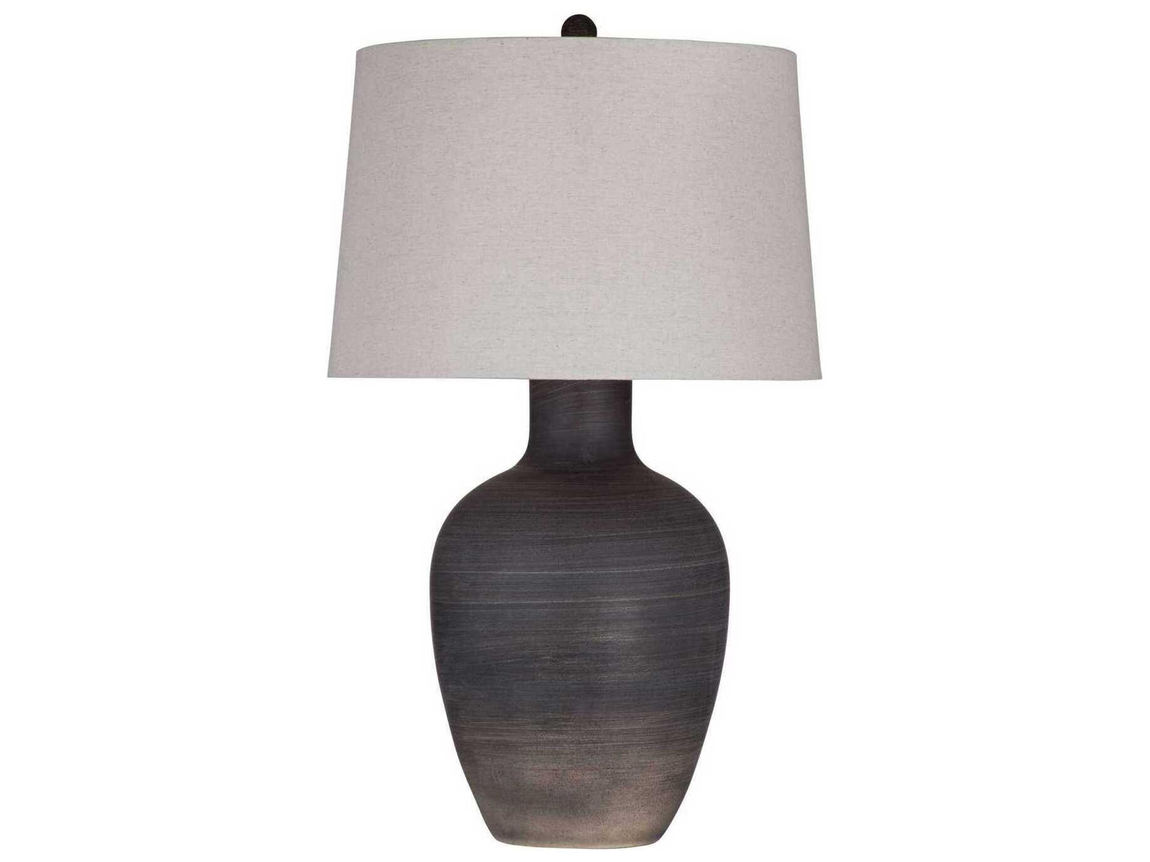 Bassett Mirror Black Volga Table Lamp