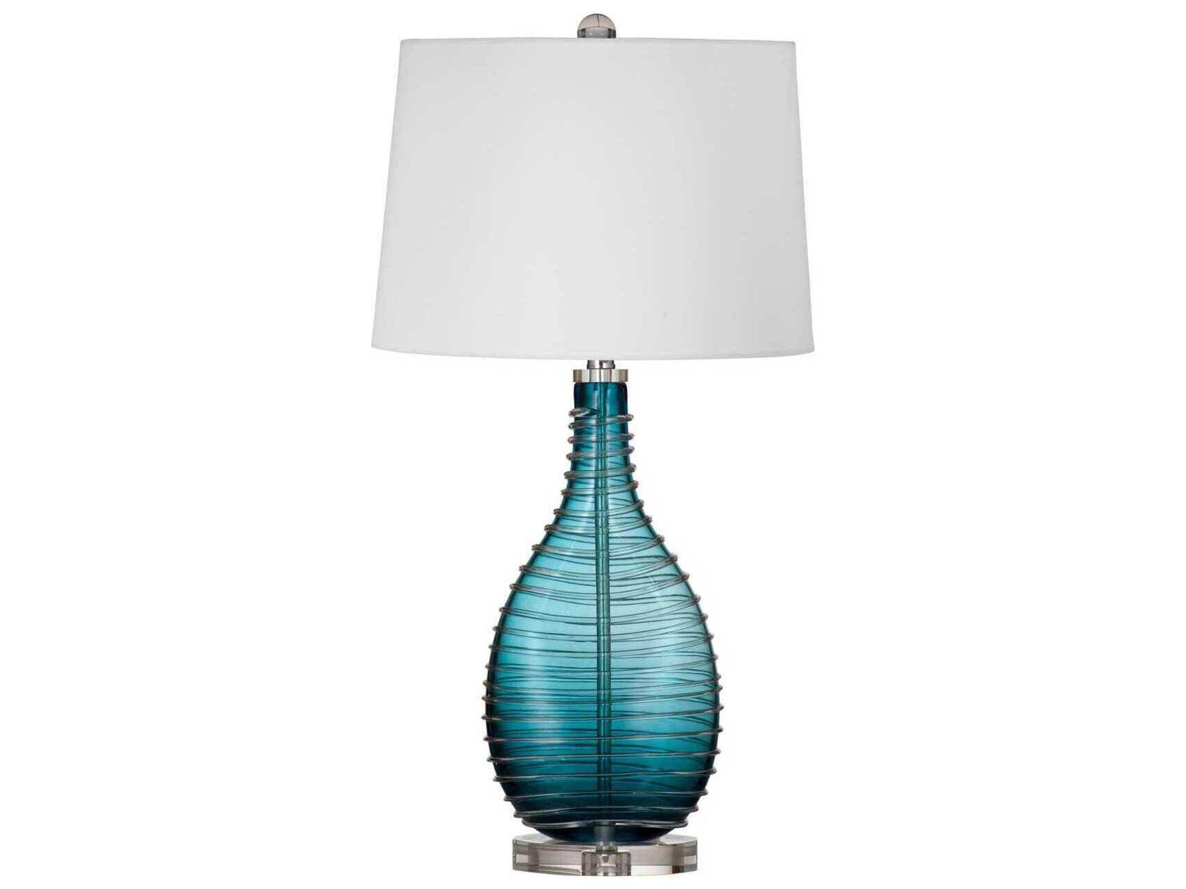 Bassett Mirror Blue Andorra Table Lamp