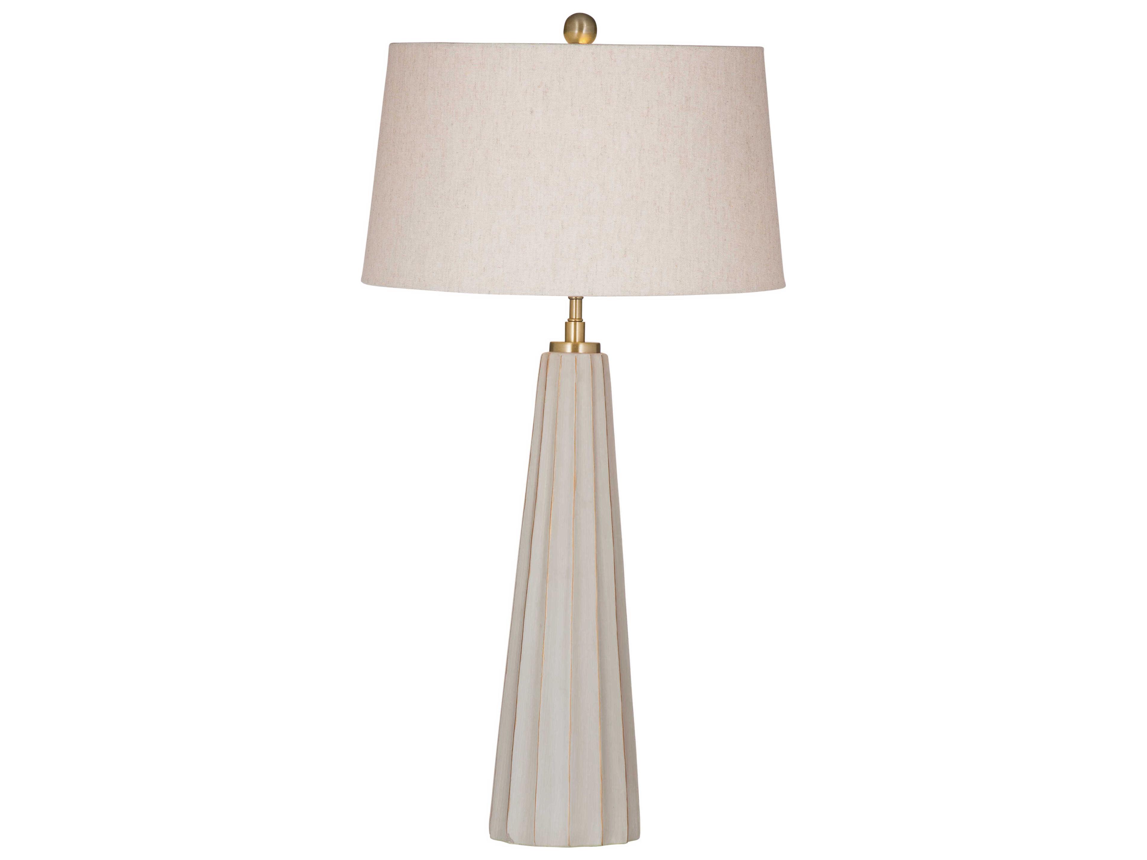 Bassett Mirror Wythe White Table Lamp