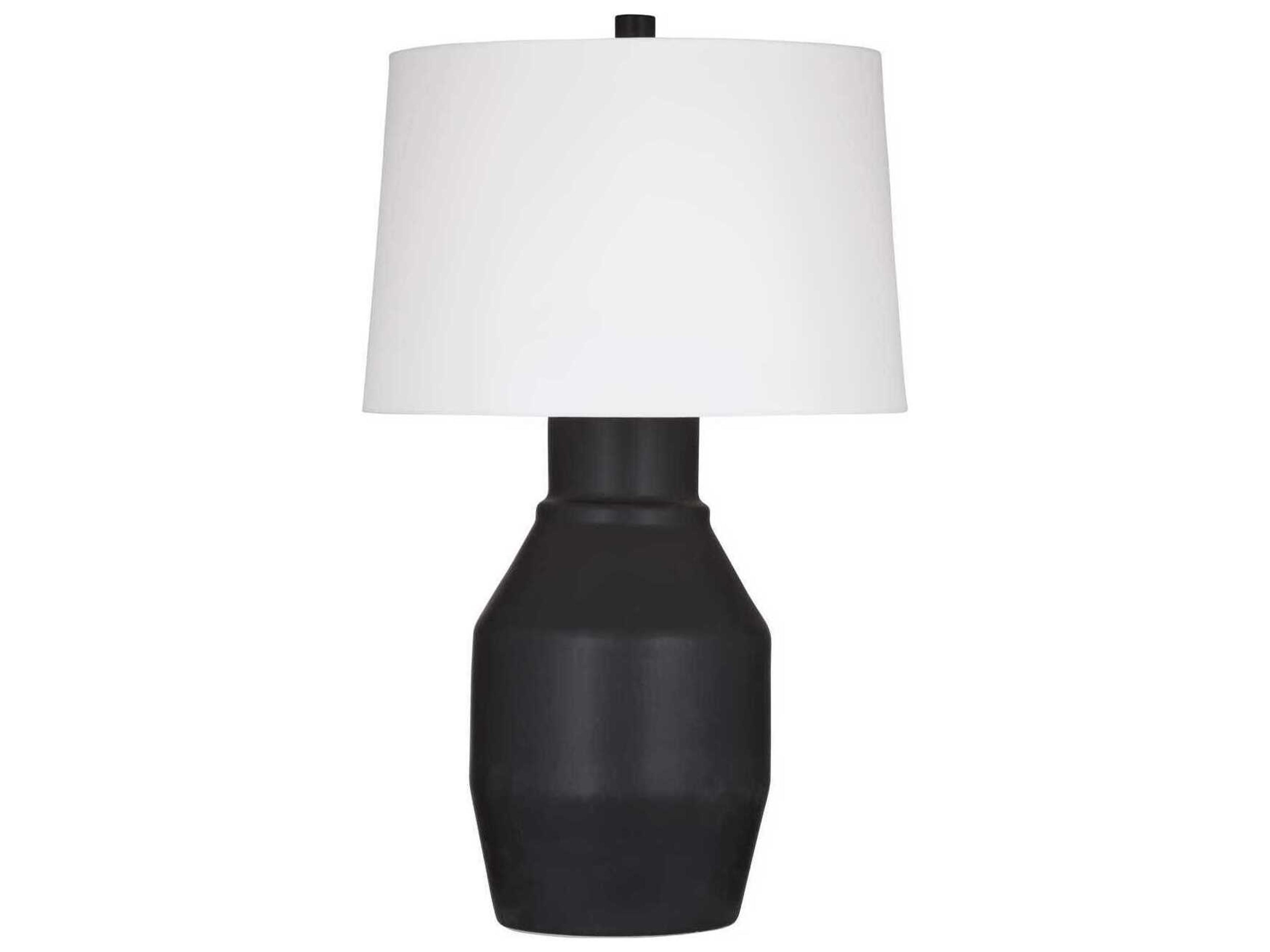 Bassett Mirror Black Lowndes Table Lamp