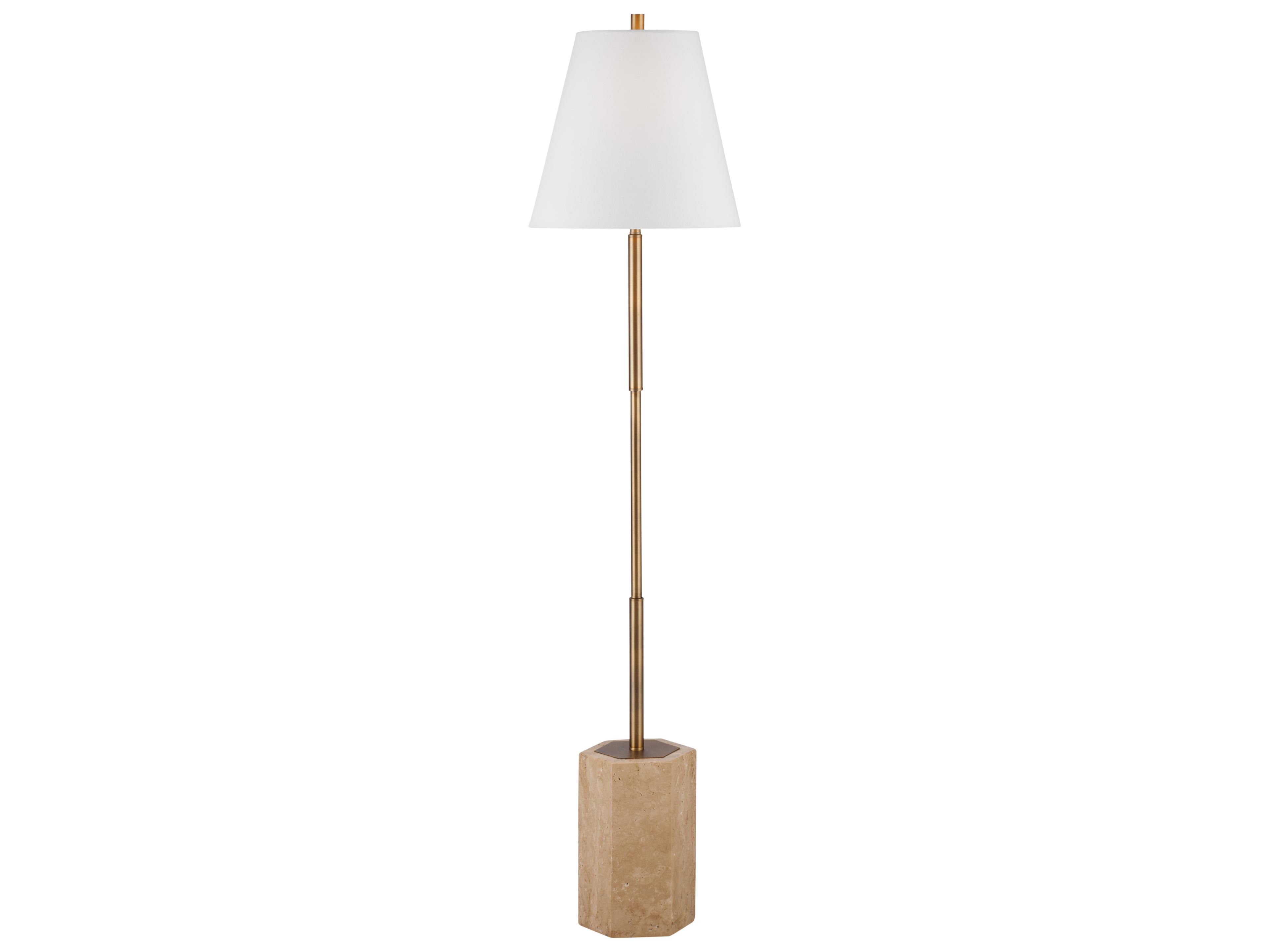 Bassett Mirror Brass Floor Lamp
