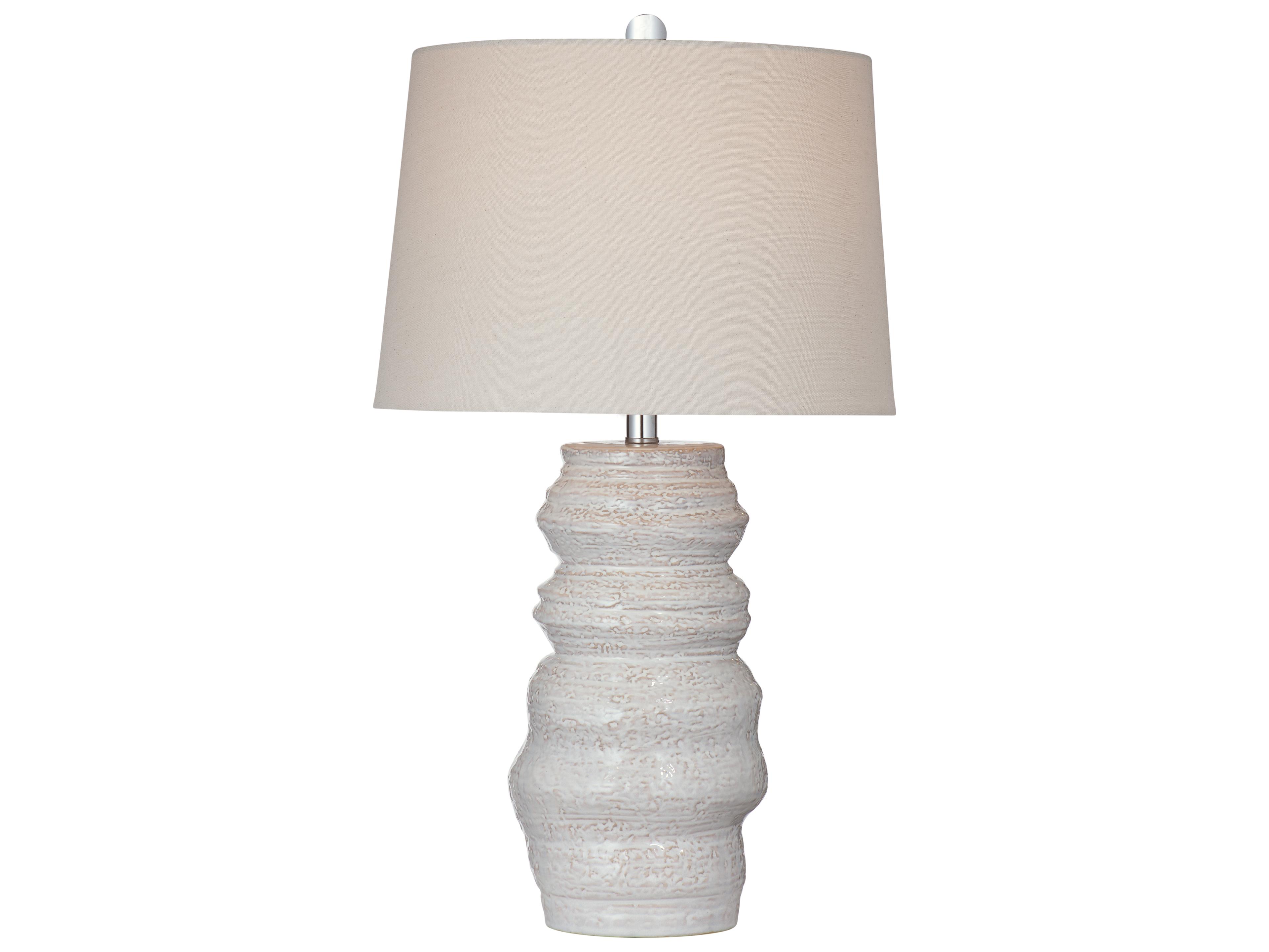 Bassett Mirror White Table Lamp