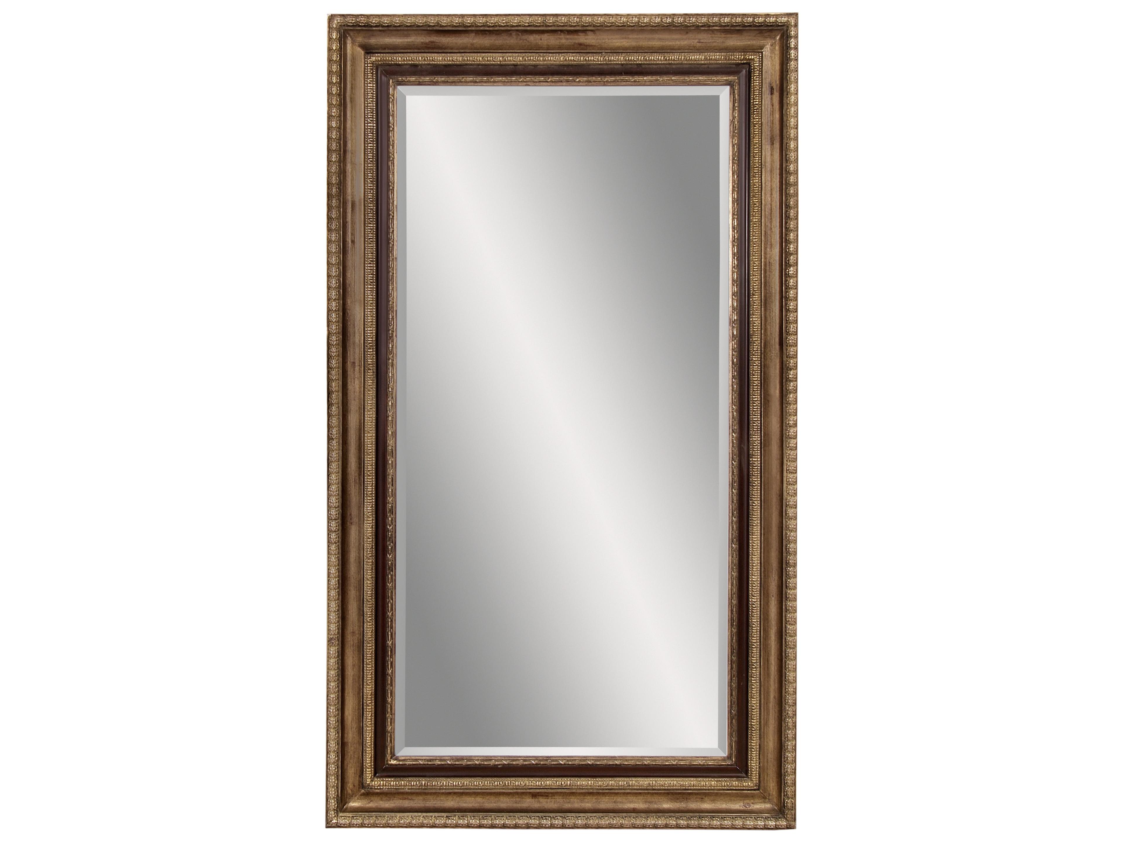 Bassett Mirror Old World Sergio Rectangular Floor Leaner Mirror
