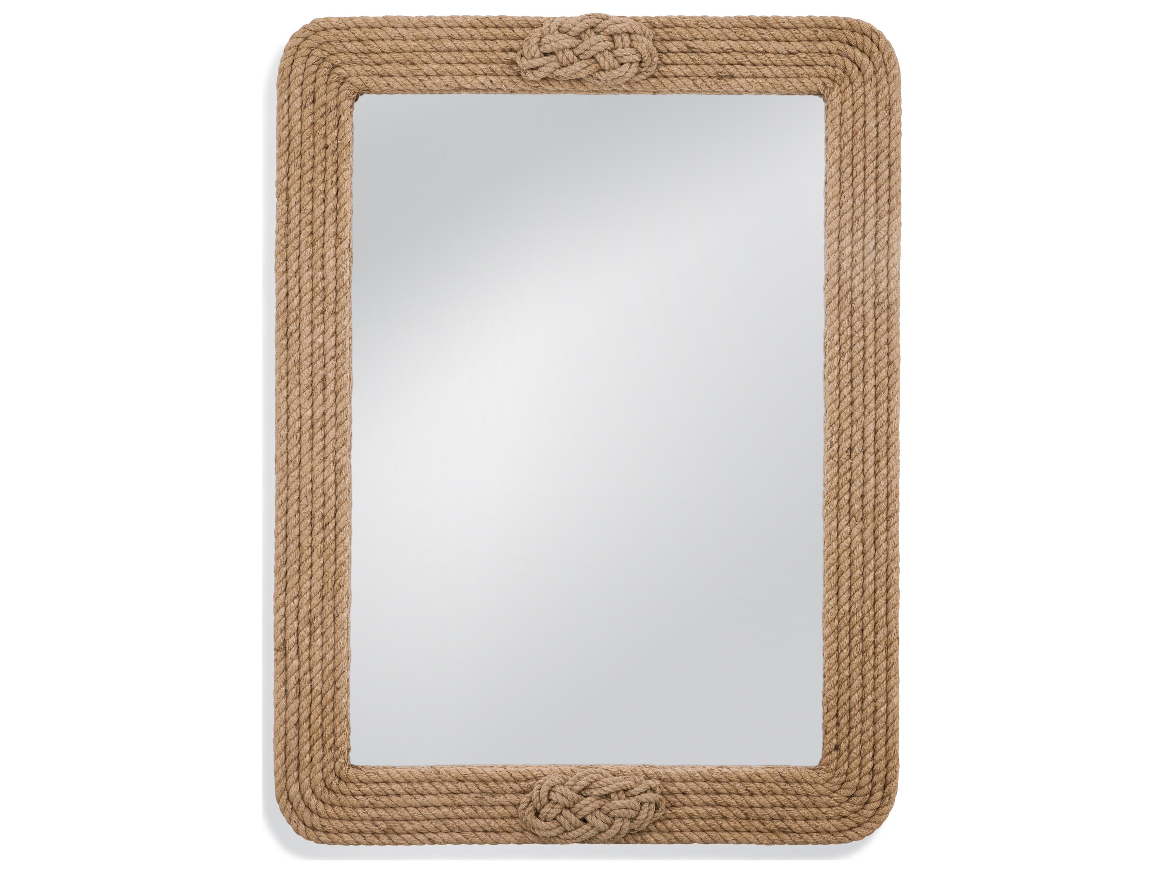 Bassett Mirror Nautical Rope Rectangular Wall Mirror