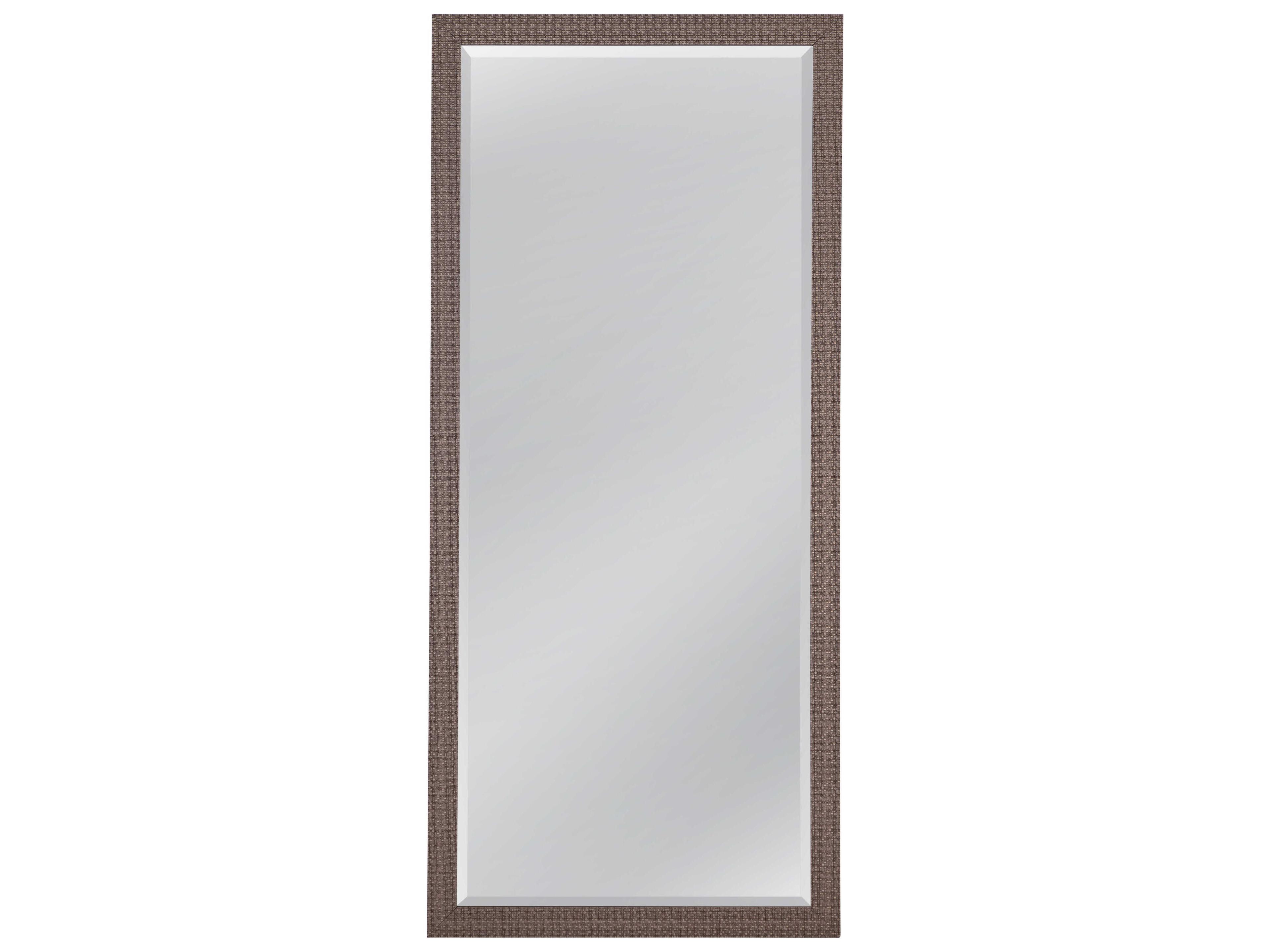 Bassett Mirror Juniper Silver Floor Rectangular