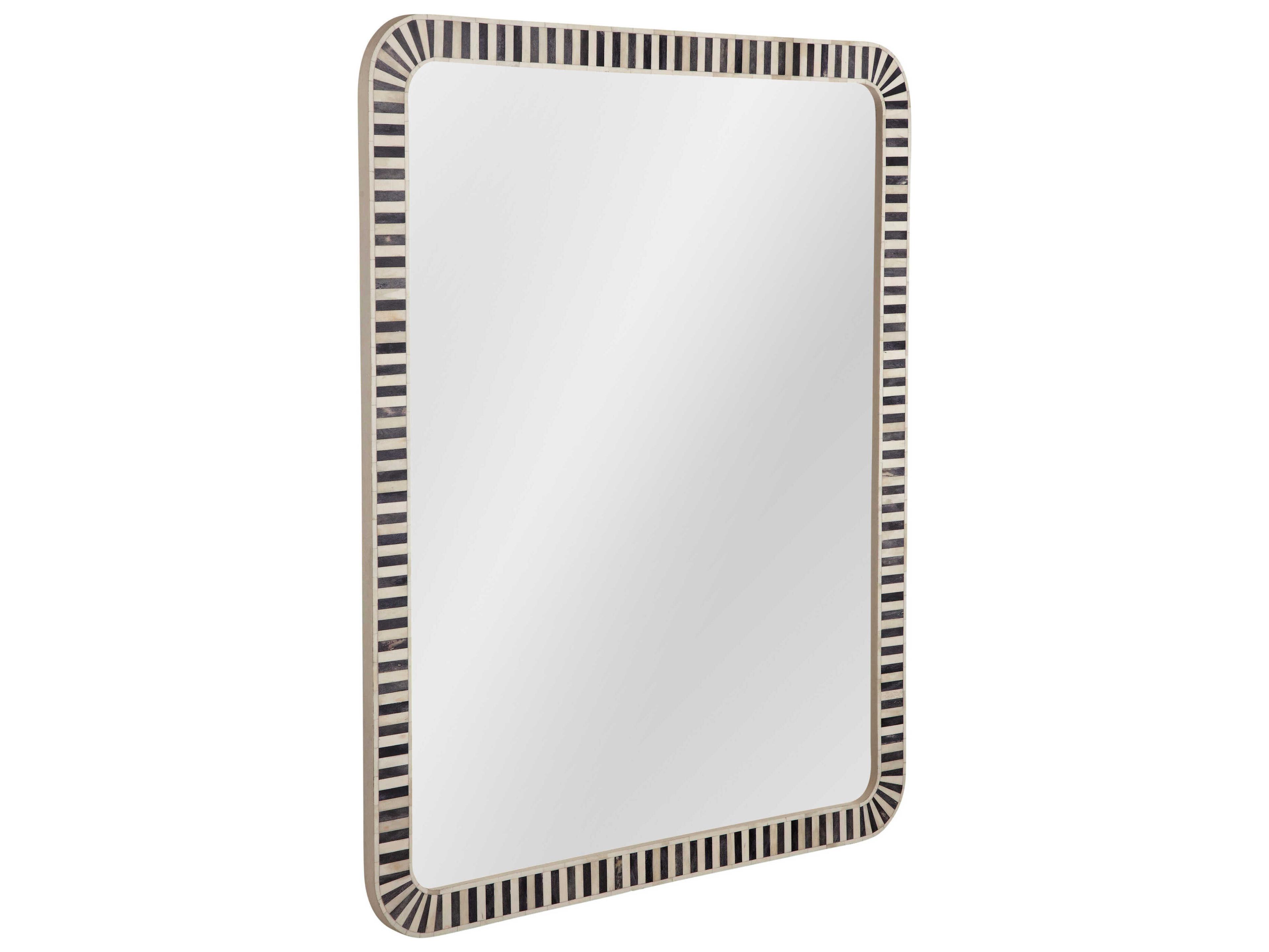 Bassett Mirror Cyrus Black Wall Rectangular