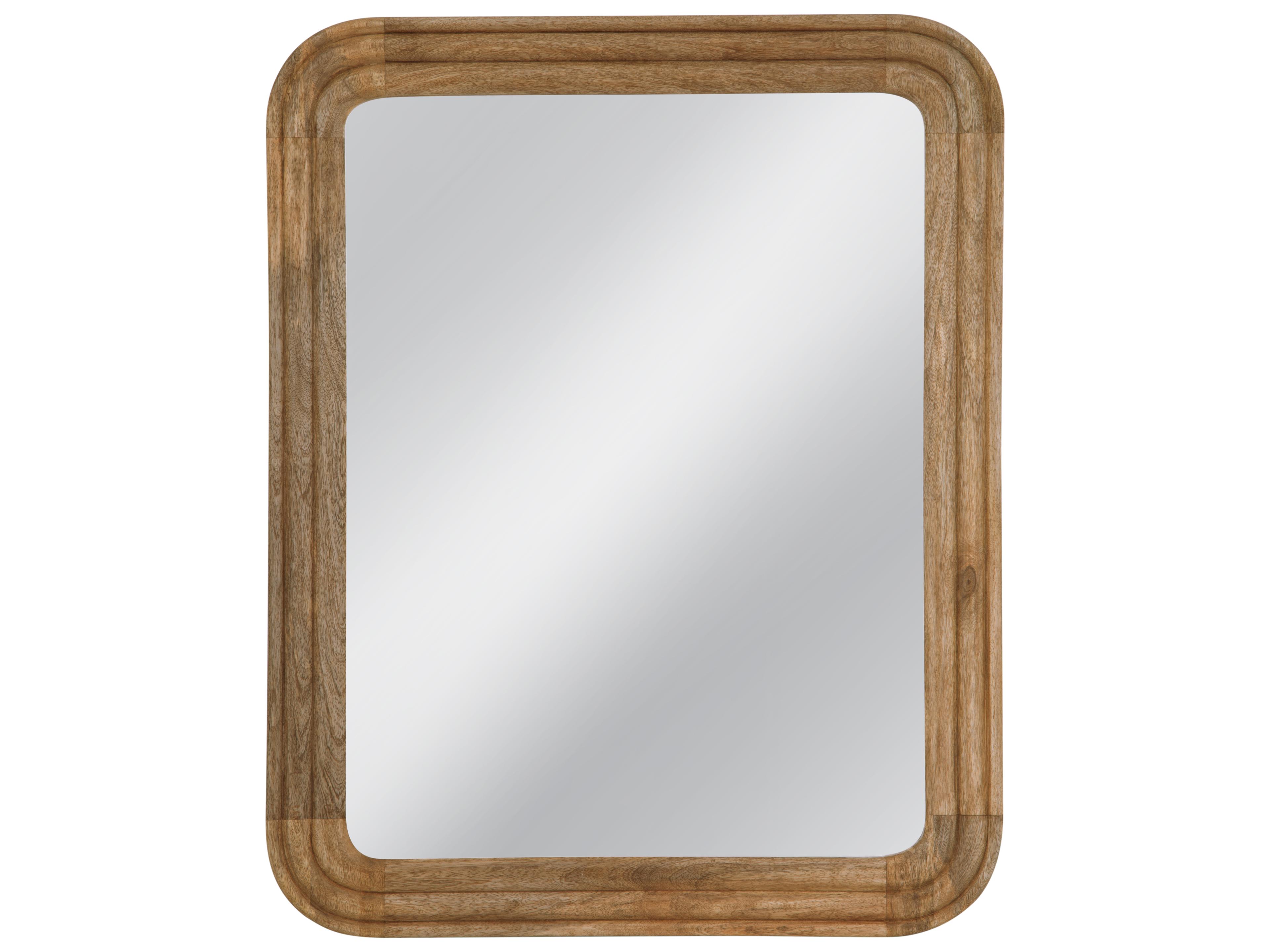 Bassett Mirror Gage Natural Rectangular Wall Mirror
