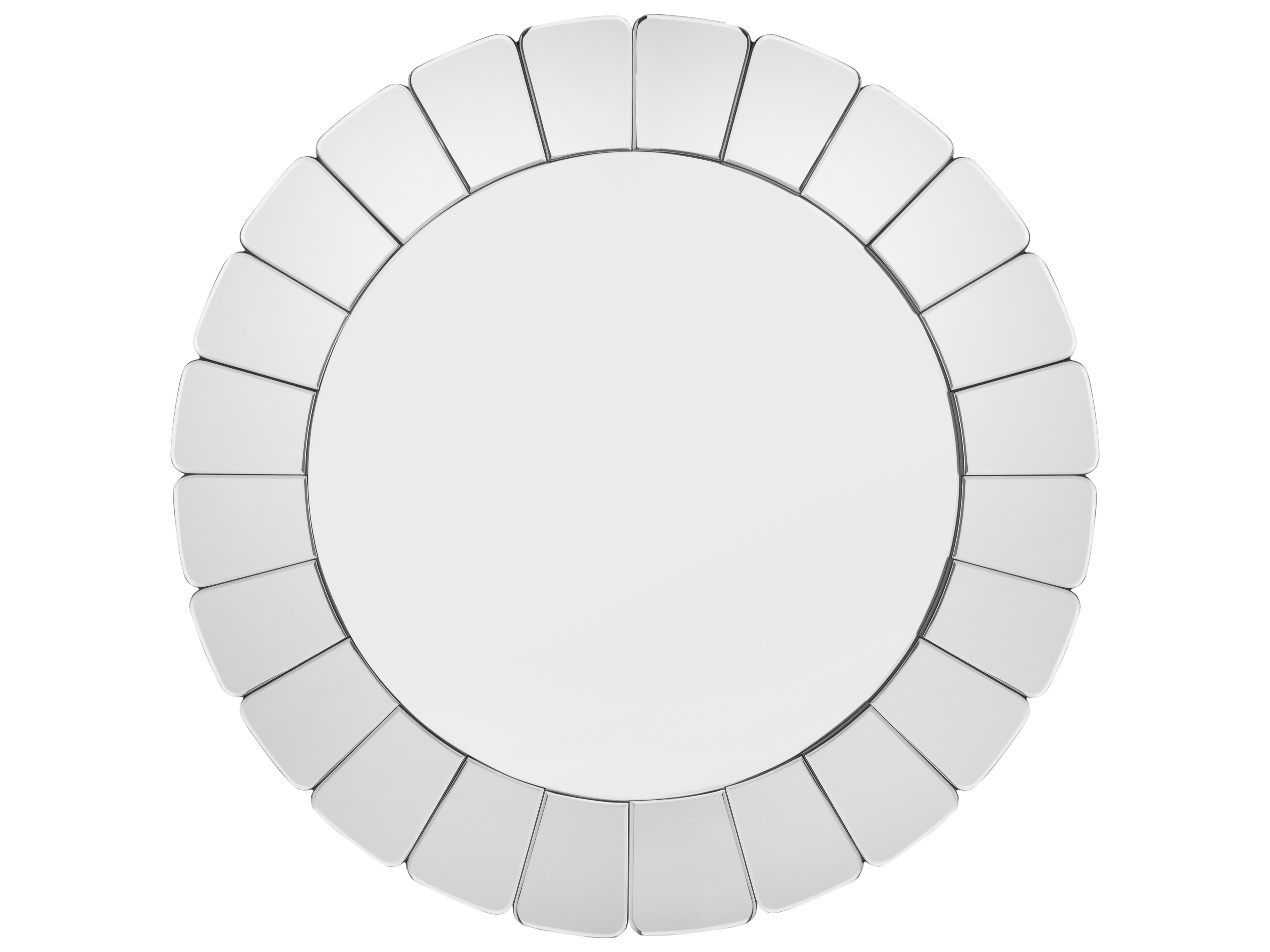 Bassett Mirror Leona Clear Round Wall Mirror