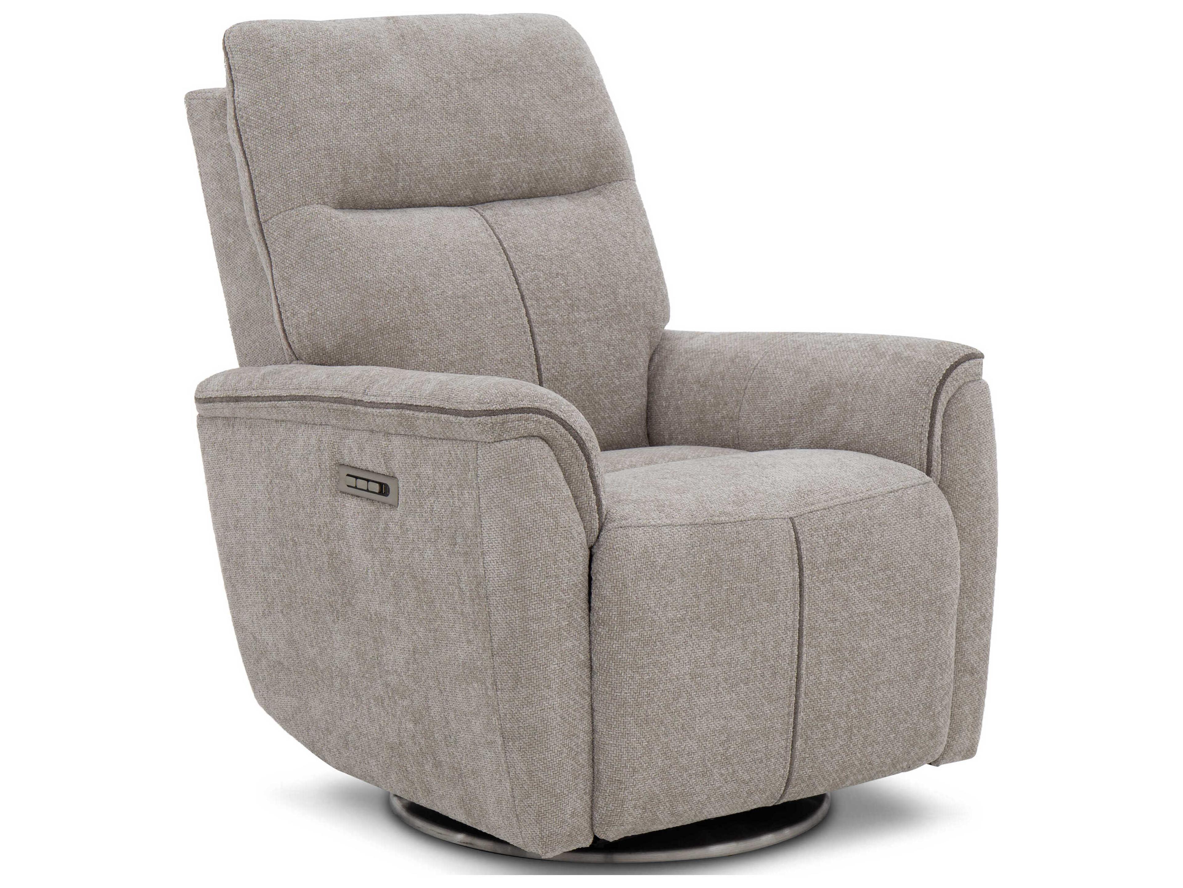 Barcalounger Casual Comforts Mable Maze Tan Trento Ash Welt Upholstered Recliner
