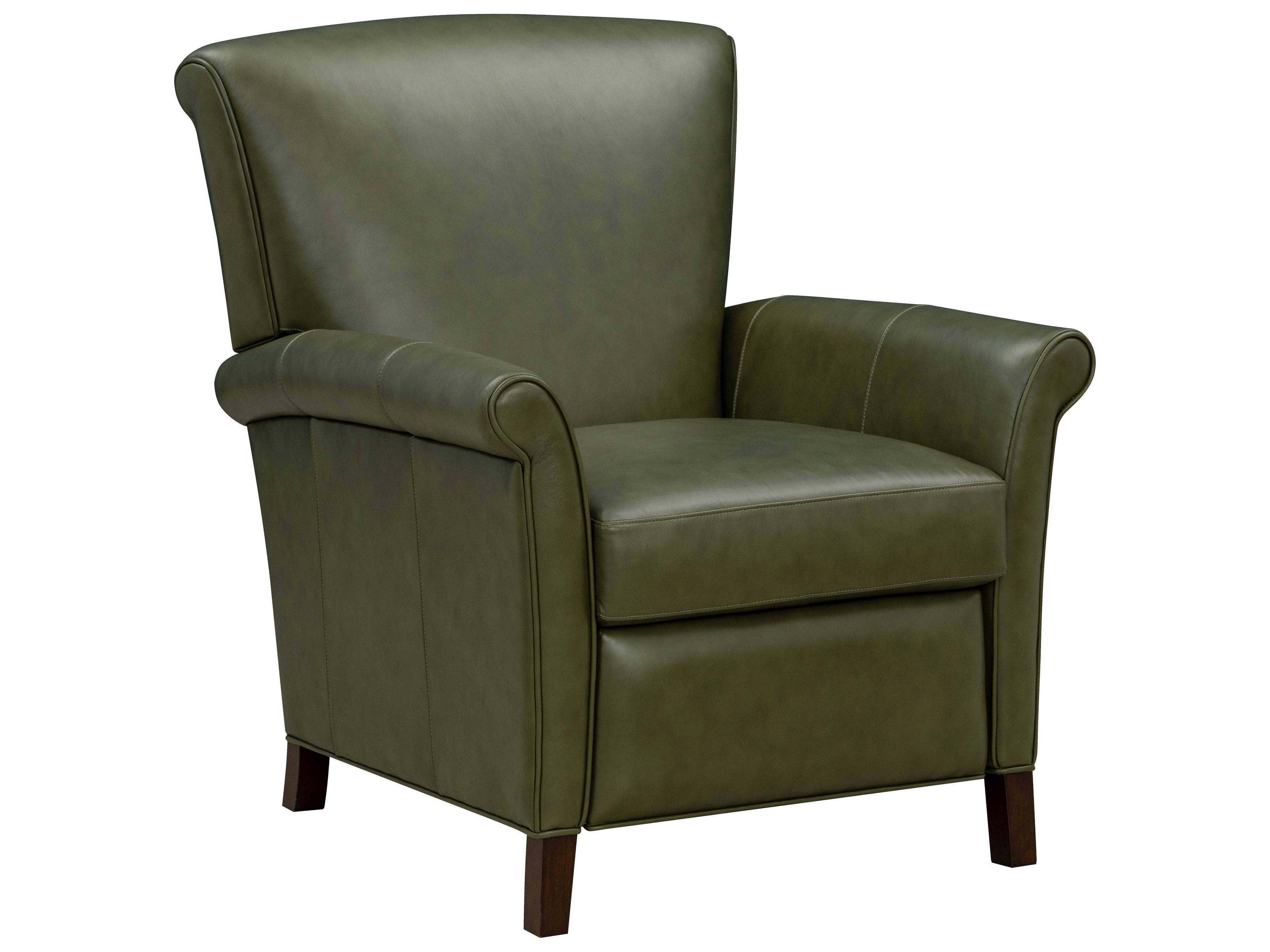 Barcalounger Vintage Phoebe Dobbs Sage Green Leather Recliner