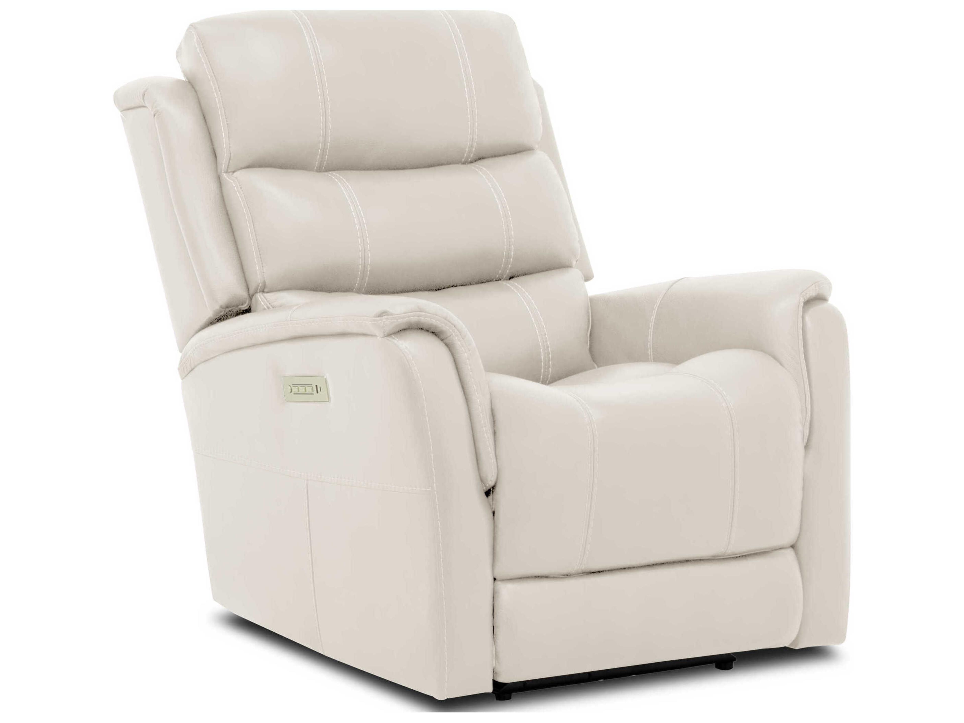 Barcalounger Zero Gravity Mooresville Sorrento Bone Cream Faux Leather Recliner