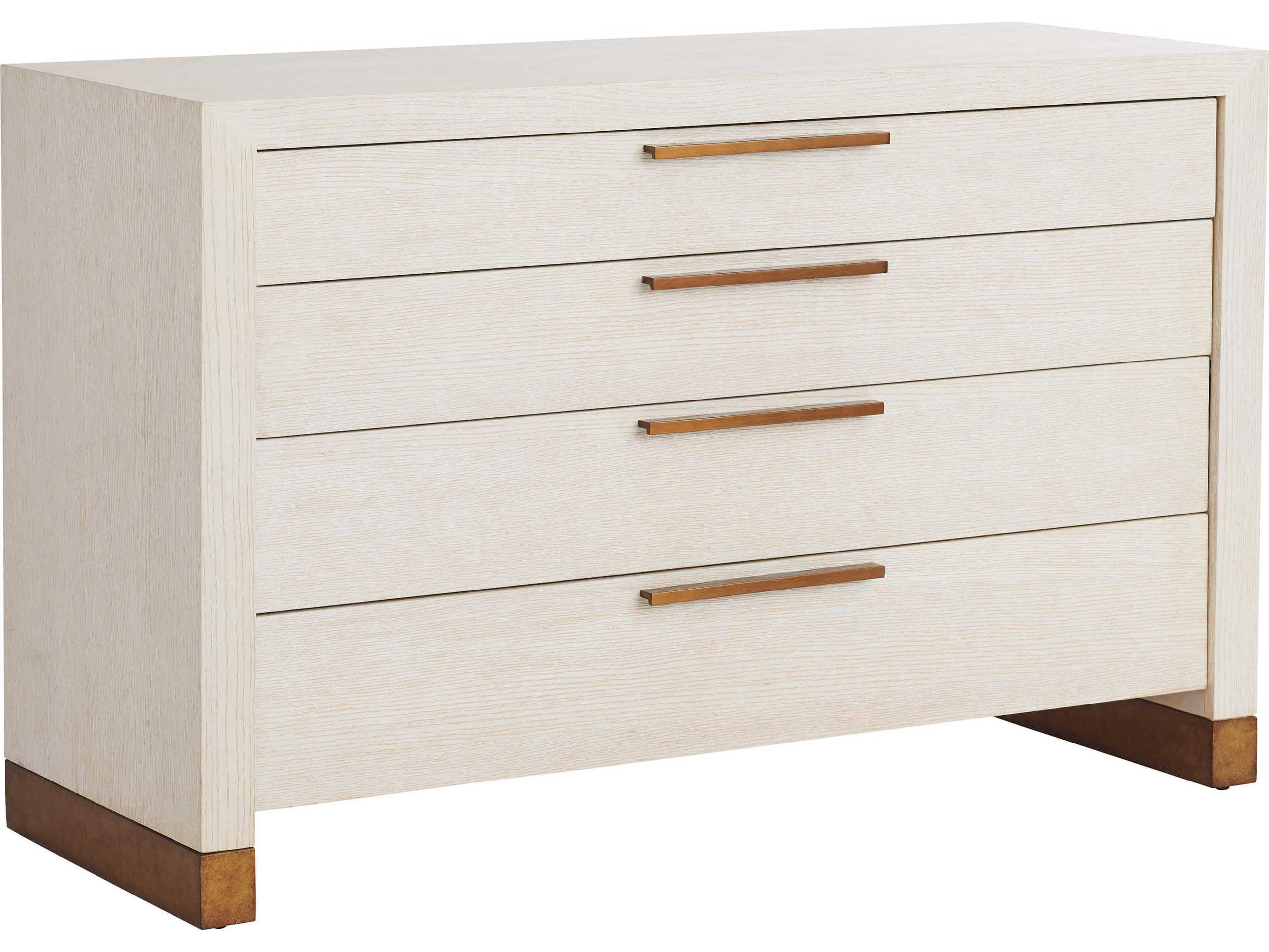 Barclay Butera Carmel Tehama 4-Drawers White Dresser
