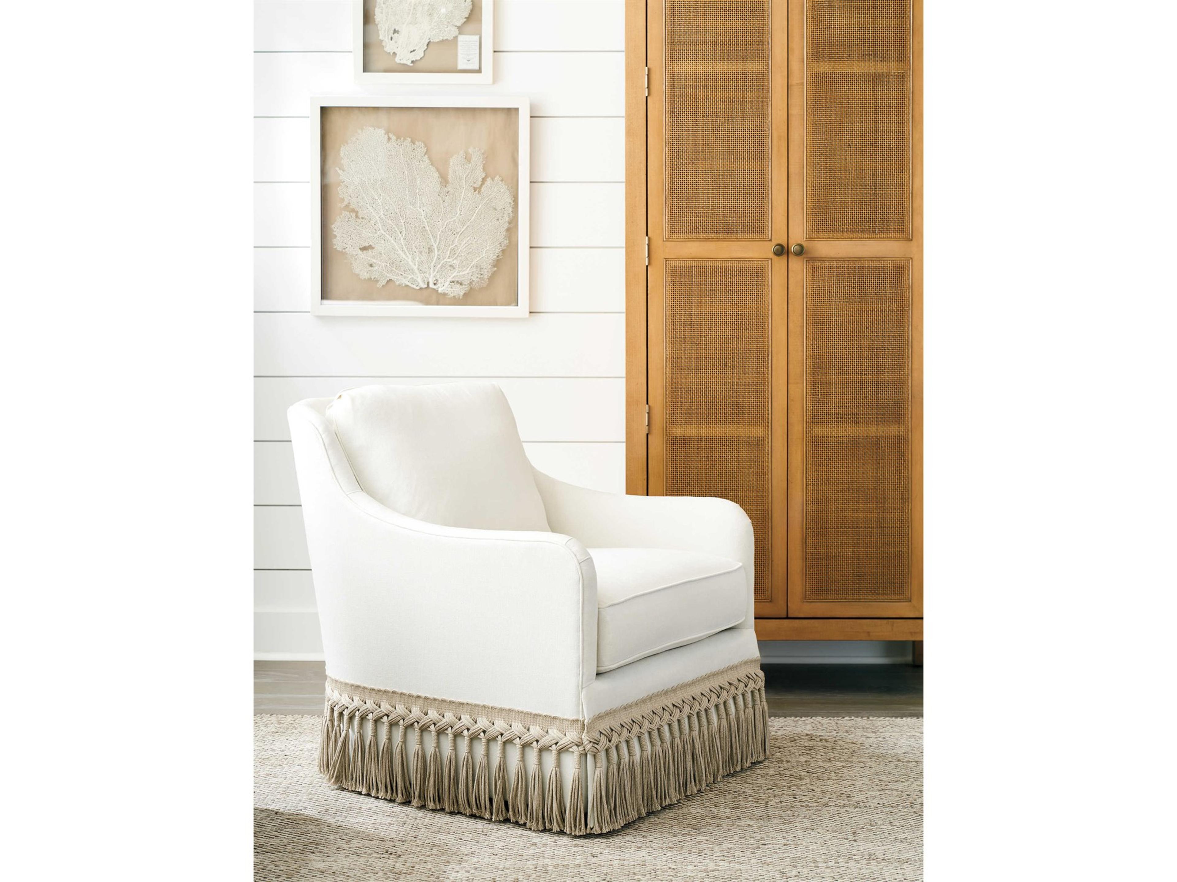 Barclay Butera Upholstery Chair and Cabinet Set