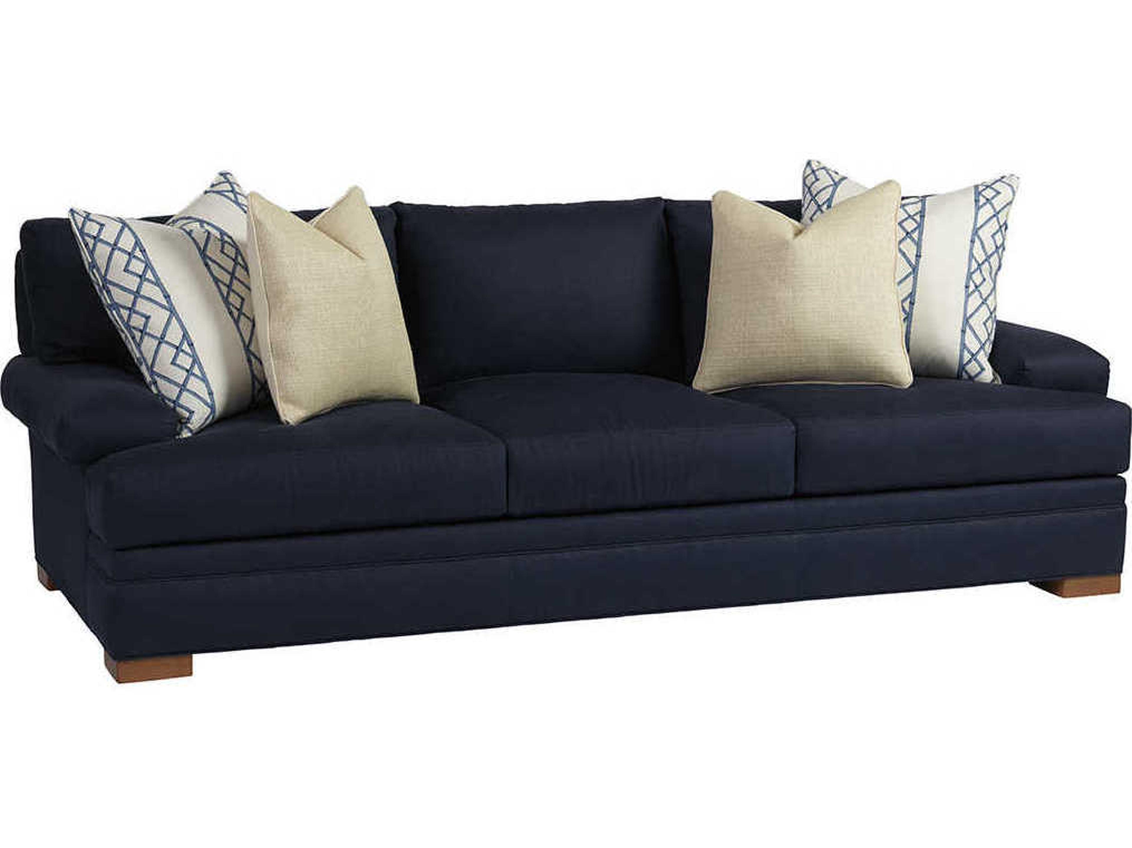 Barclay Butera Upholstery Maxwell Blue Upholstered Sofa