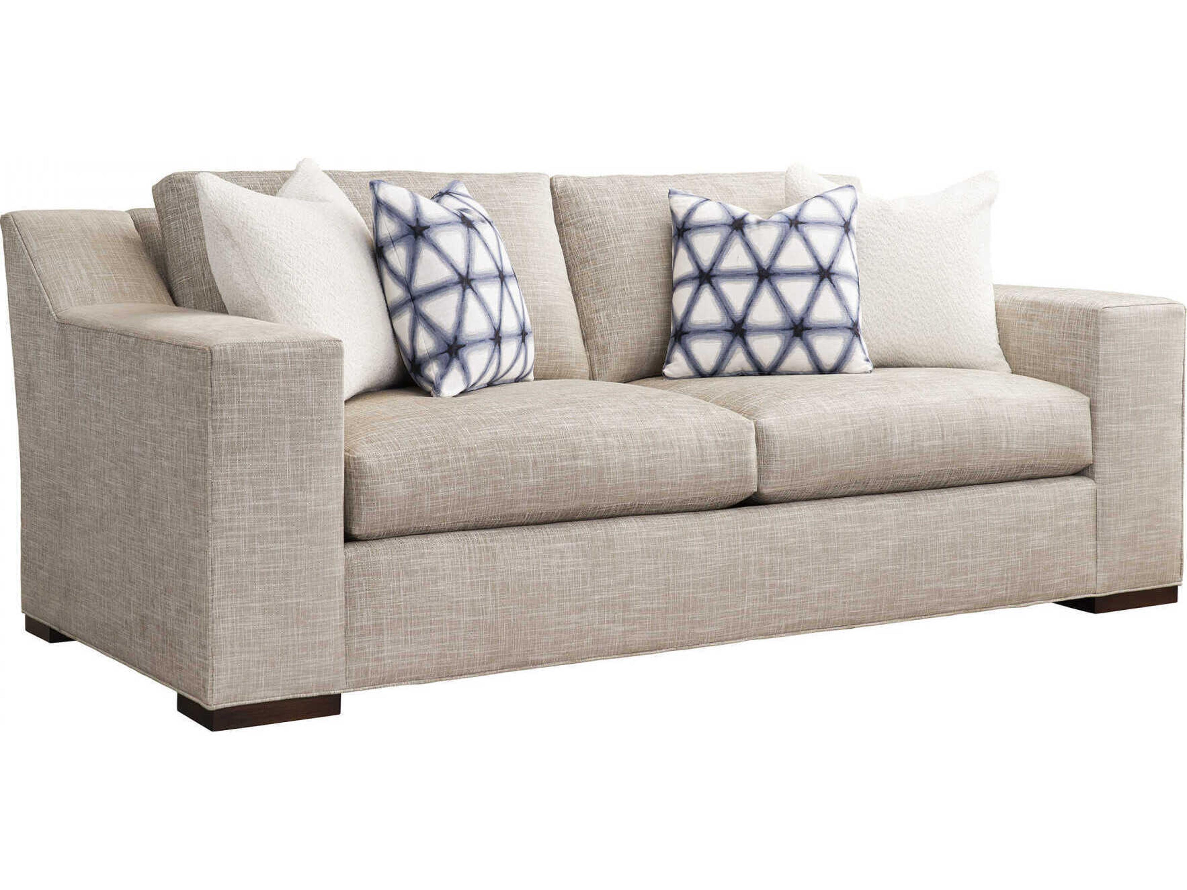 Barclay Butera Upholstery Shaws Cove Charcoal Upholstered Sofa