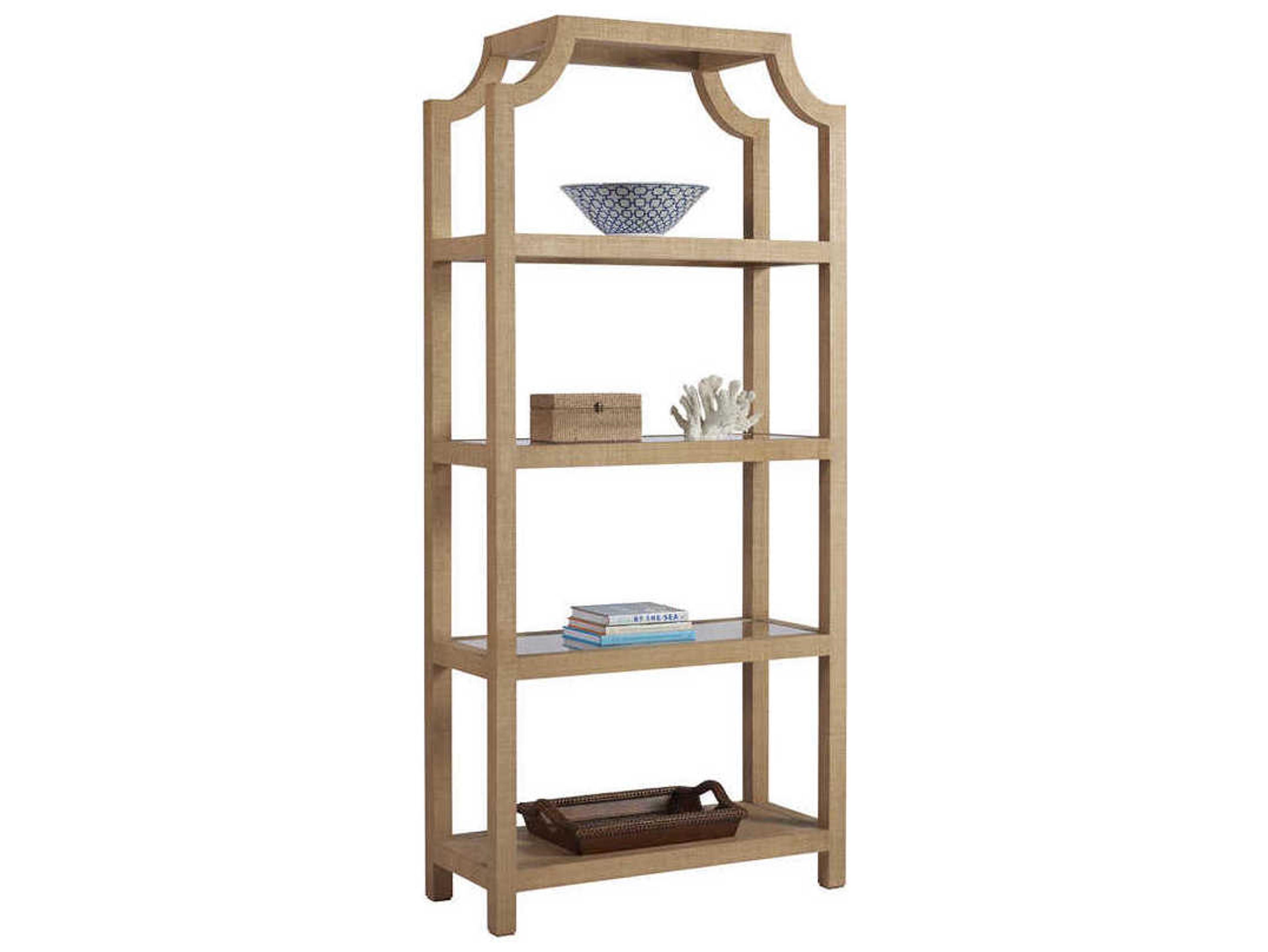 Barclay Butera Newport Beachcomber Raffia Etagere