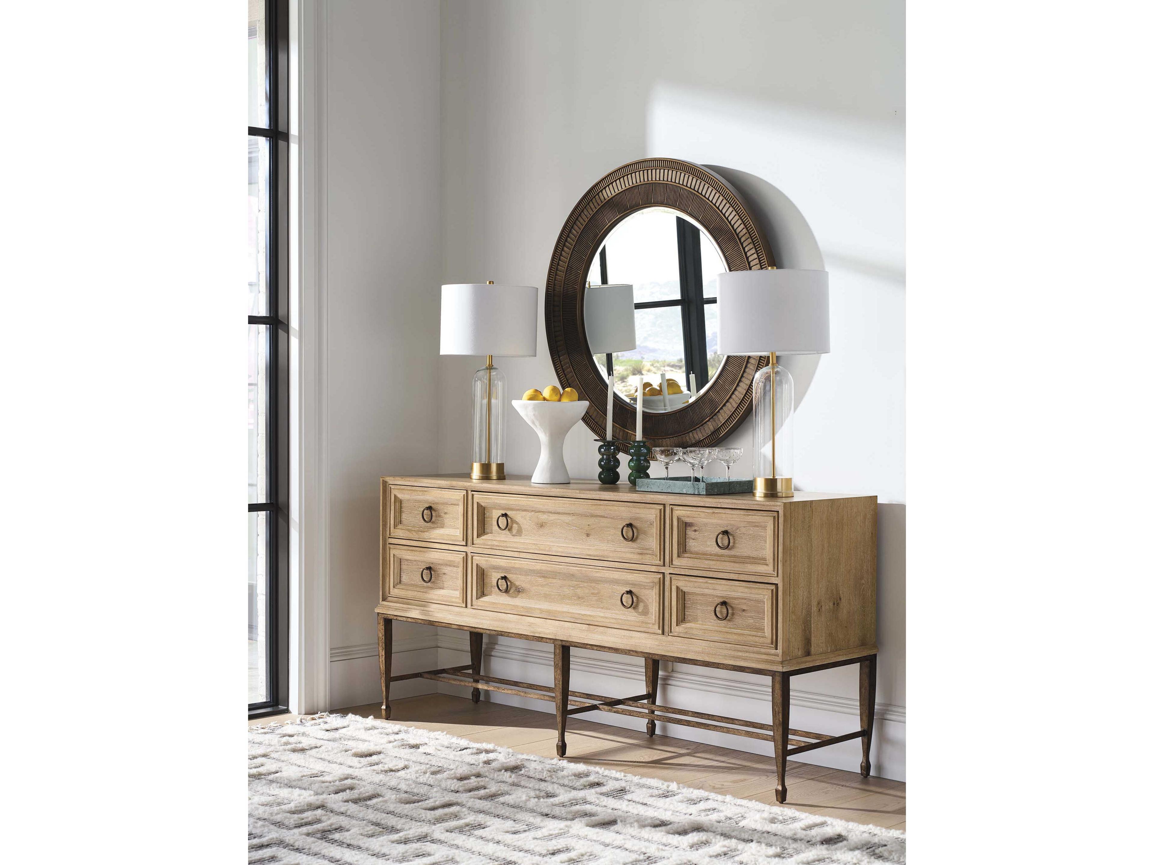 Barclay Butera Montecito Birnam Rectangular Wood Console Table