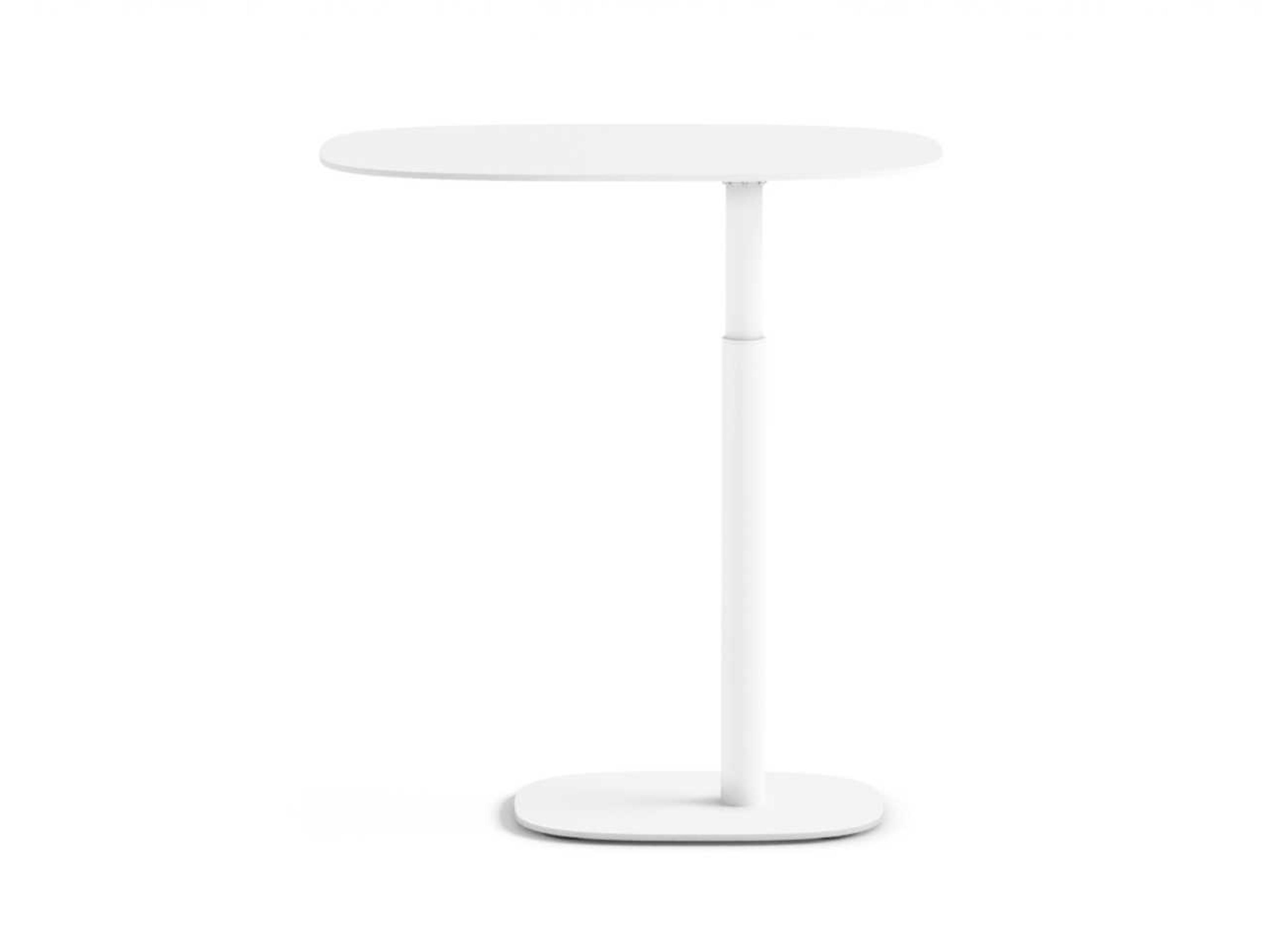 BDI Serif Laptop Stand Salt White Desk