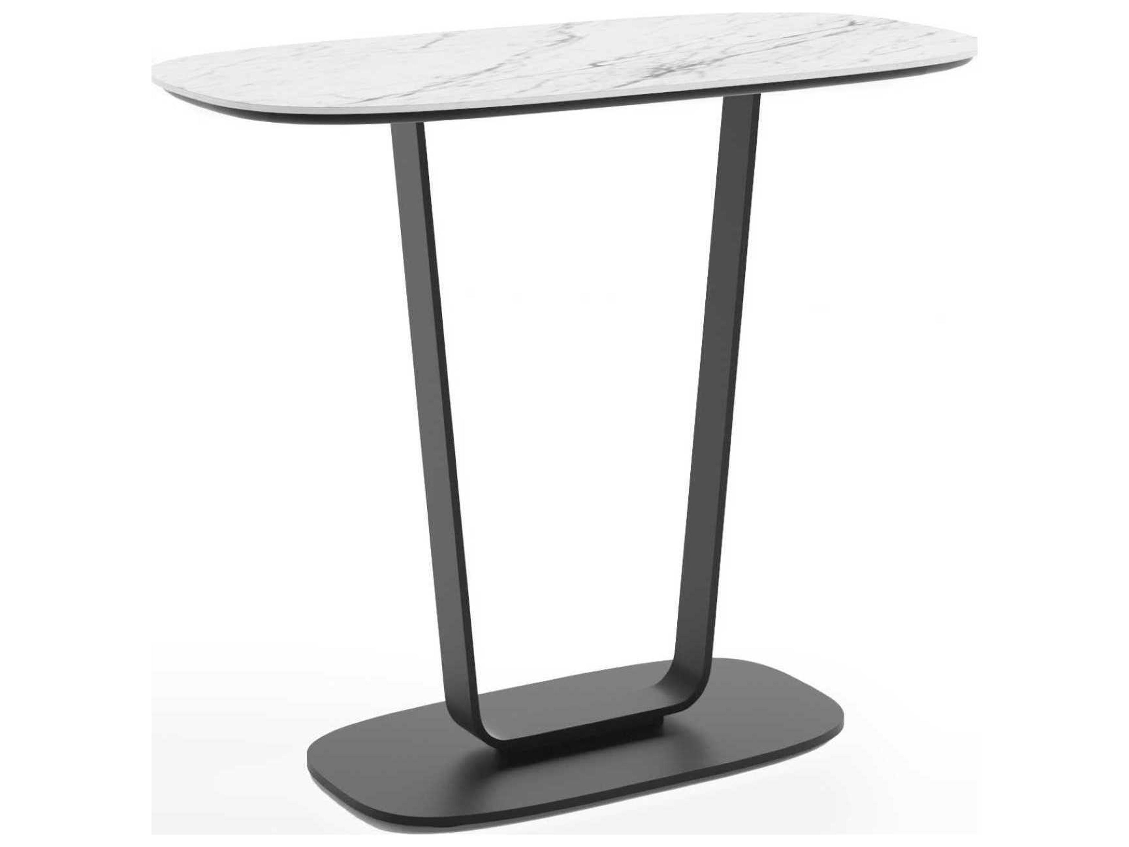 BDI Cloud 9 Rectangular Porcelain Cirrus White End Table