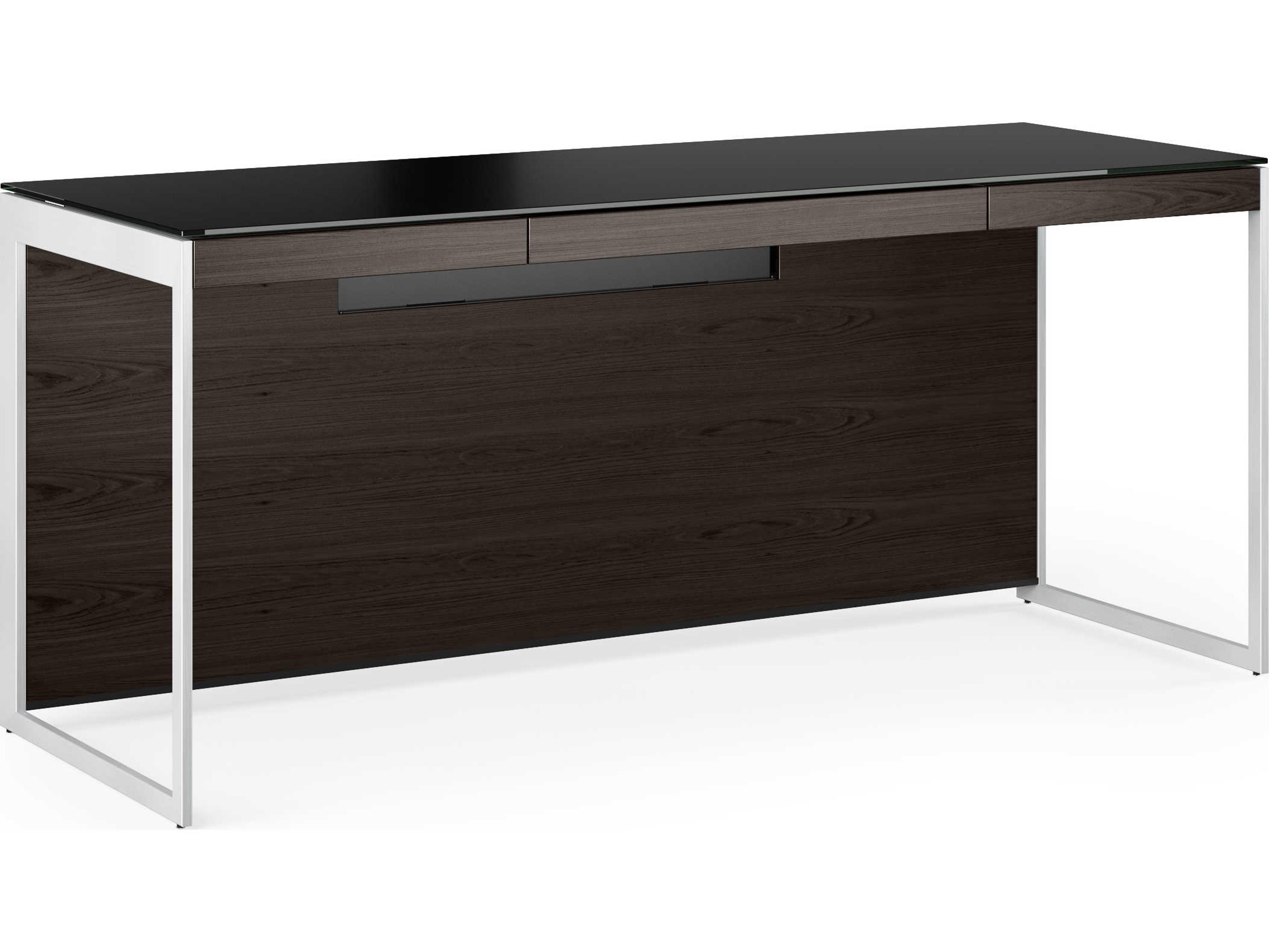 BDI Sequel Black Ash Wood Secretary Desk