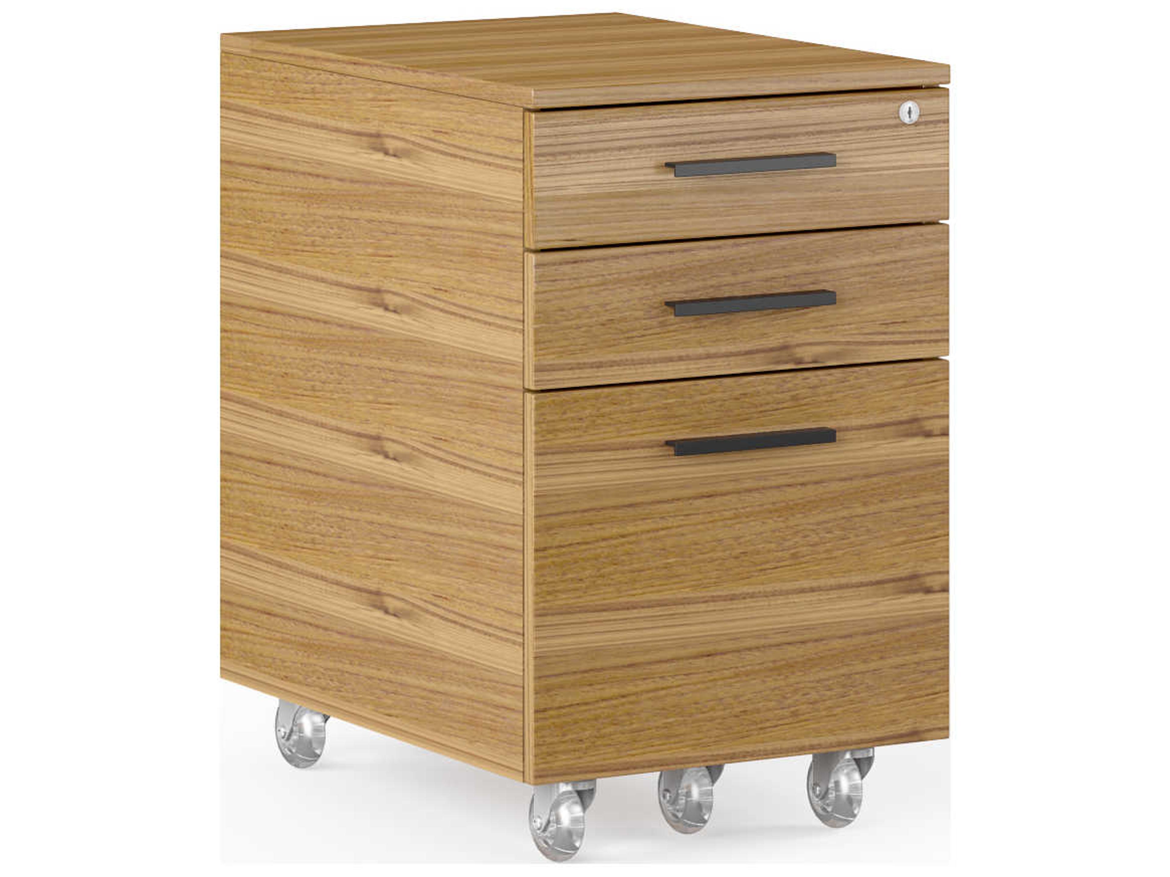 BDI Sequel Walnut Natural File Cabinet