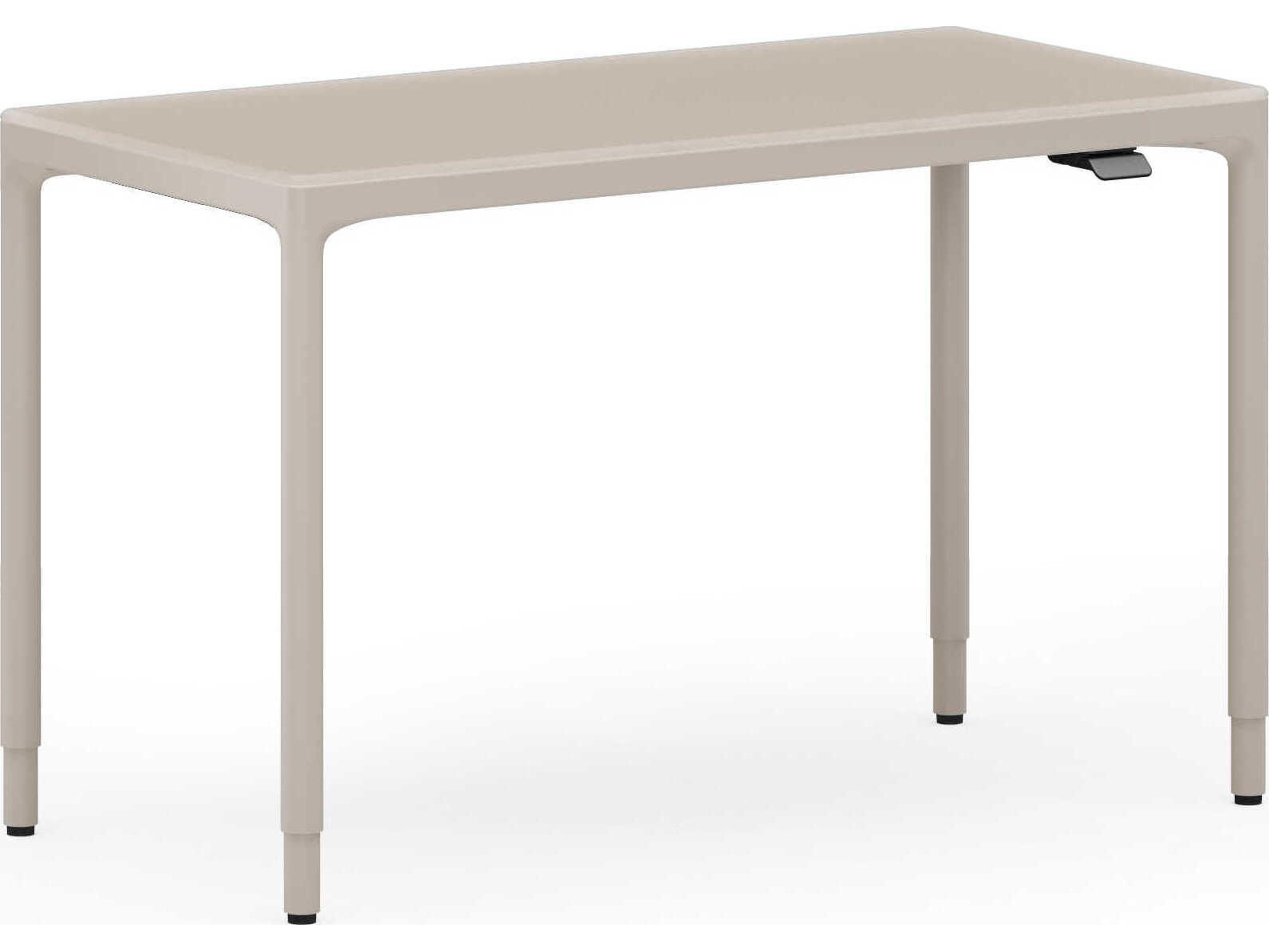 BDI Luma Dune White Height Adjustable & Standing Desks