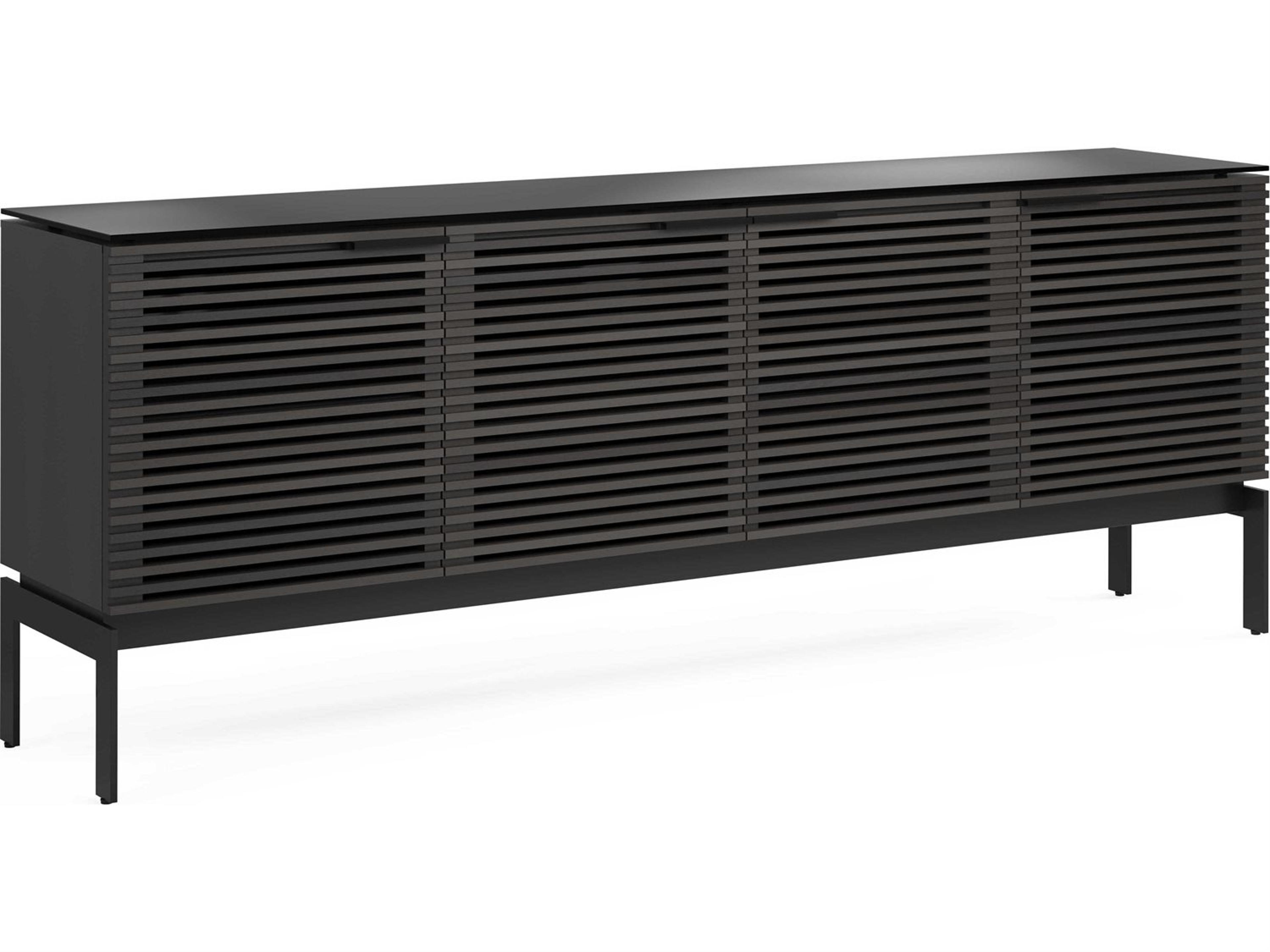BDI Corridor 79" Hardwood Charcoal Media Console