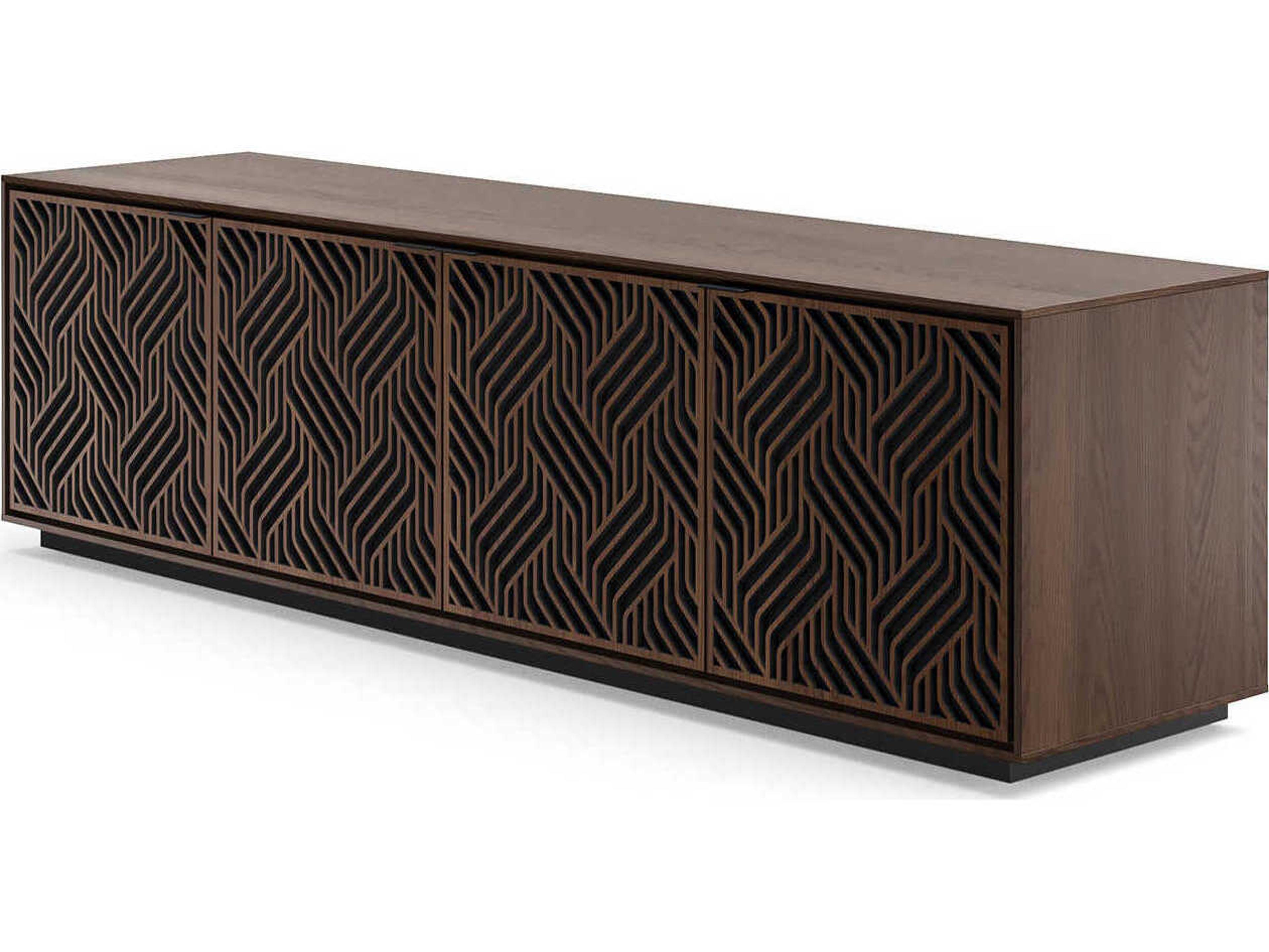 BDI Elements 82" Hardwood Toasted Oak Media Console