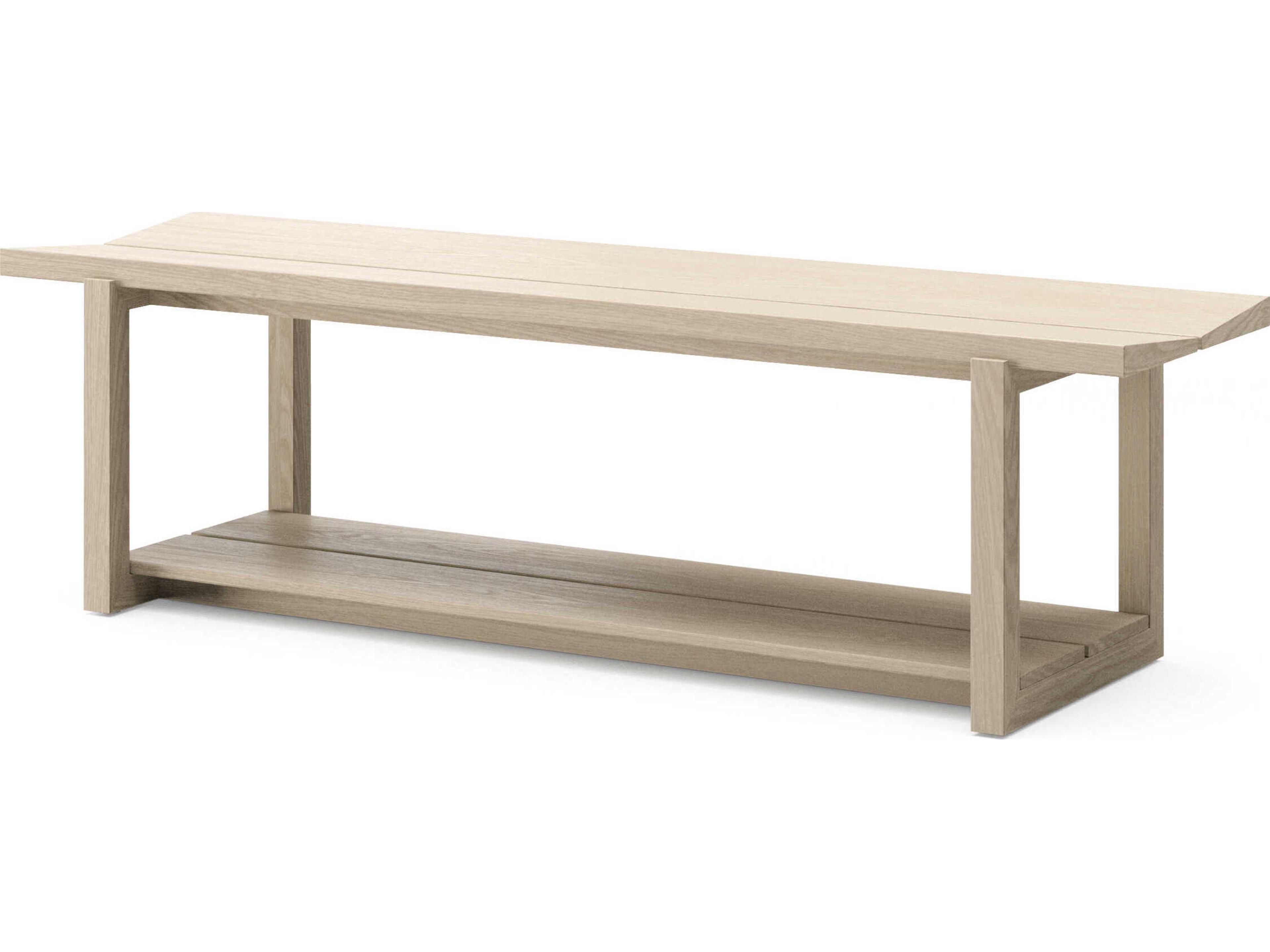 BDI Kava Washed Oak Brown Accent Bench