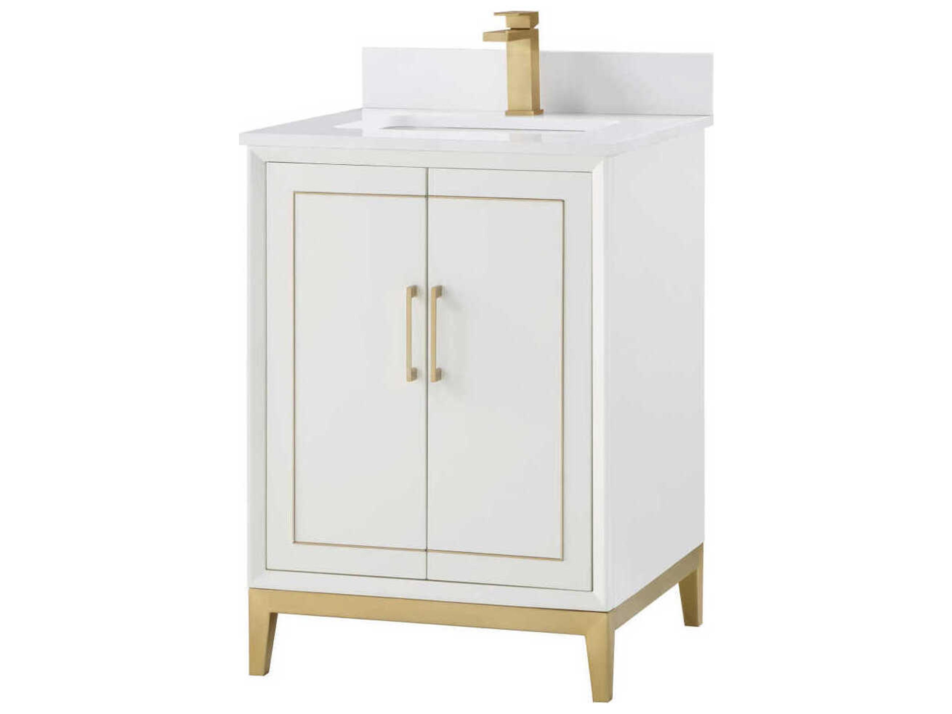 Gracie 24" Satin White Vanity
