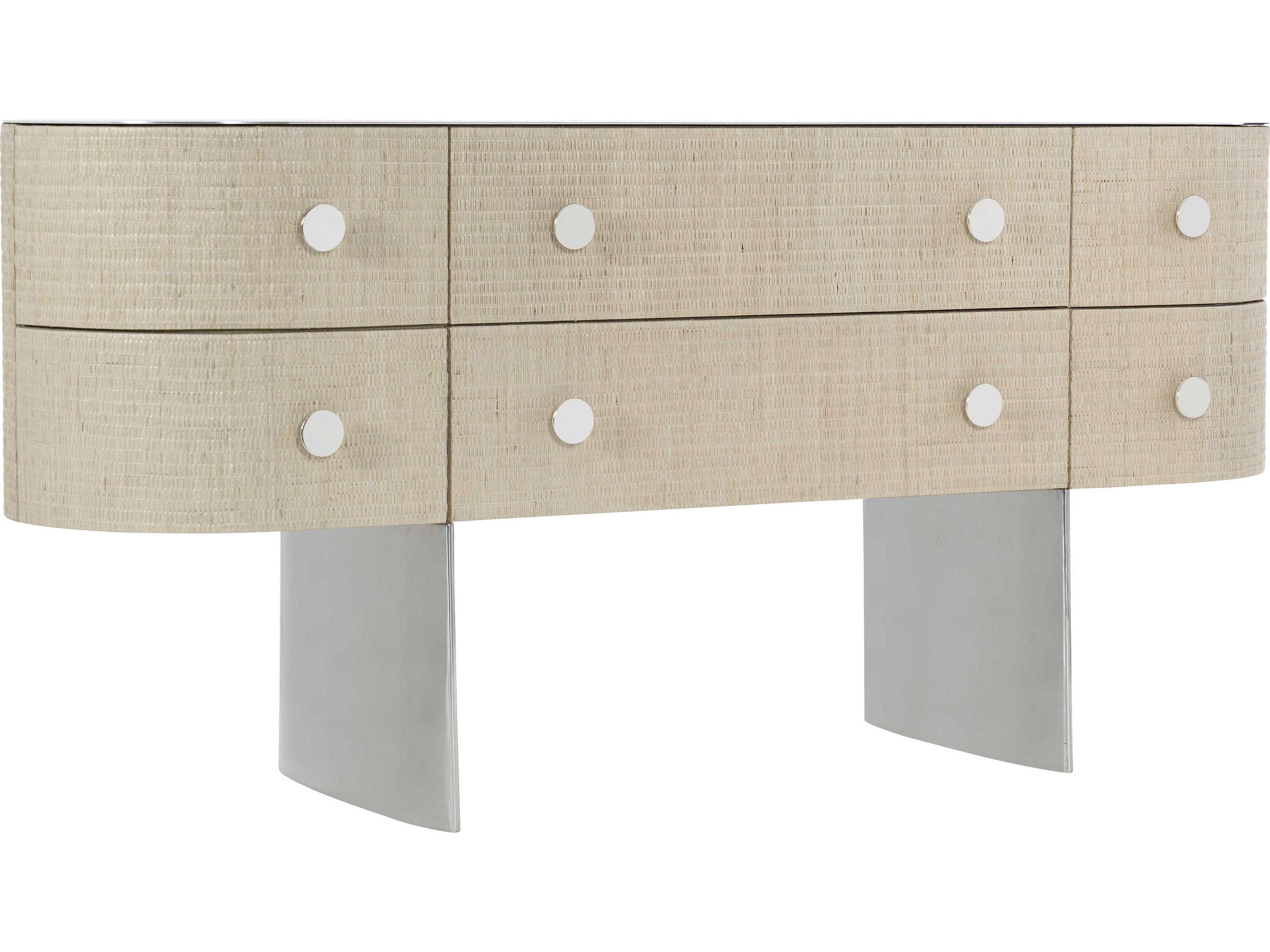 Bernhardt Interiors Almeda 6-Drawers Brown Rubberwood Dresser