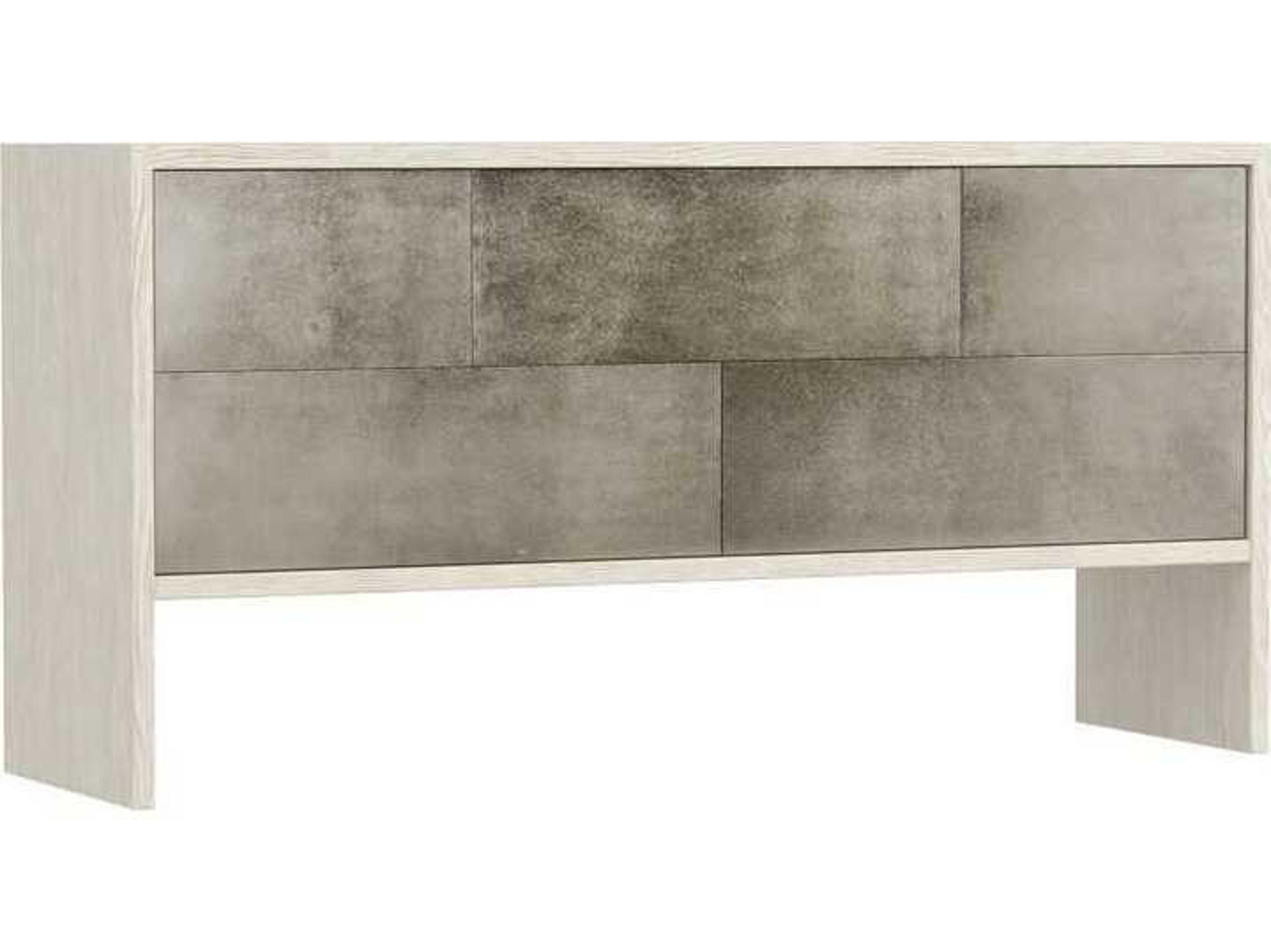 Bernhardt Interiors Lowe 5-Drawers Brown Rubberwood Dresser