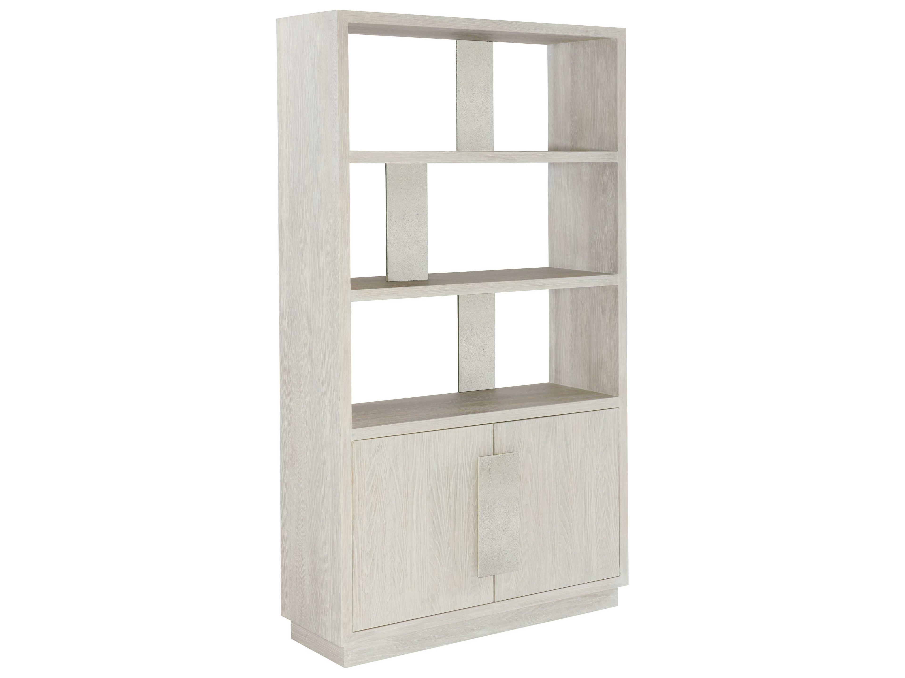 Bernhardt Interiors Jicama Shiny Nickel Estagere